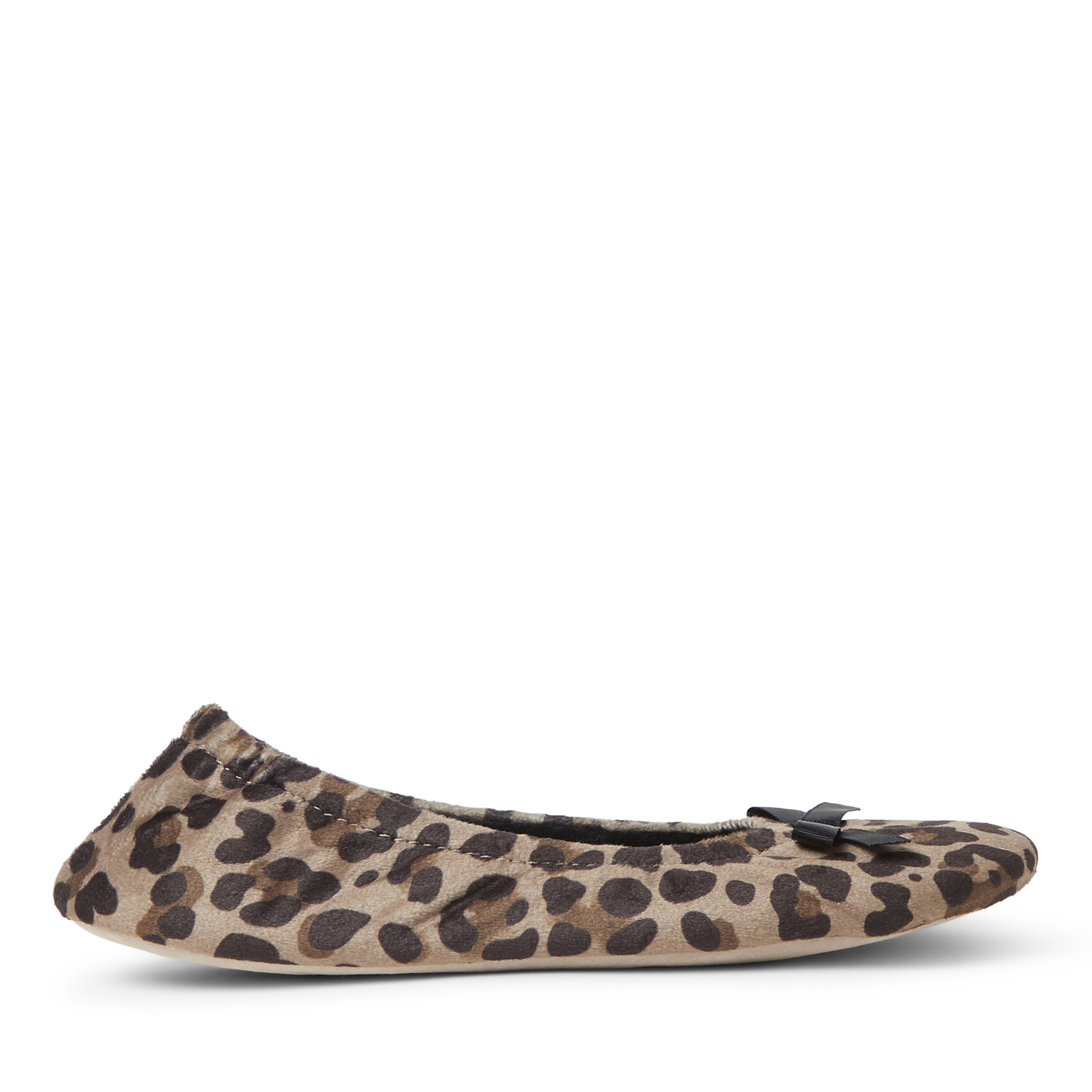 Velour ballerina best sale slippers
