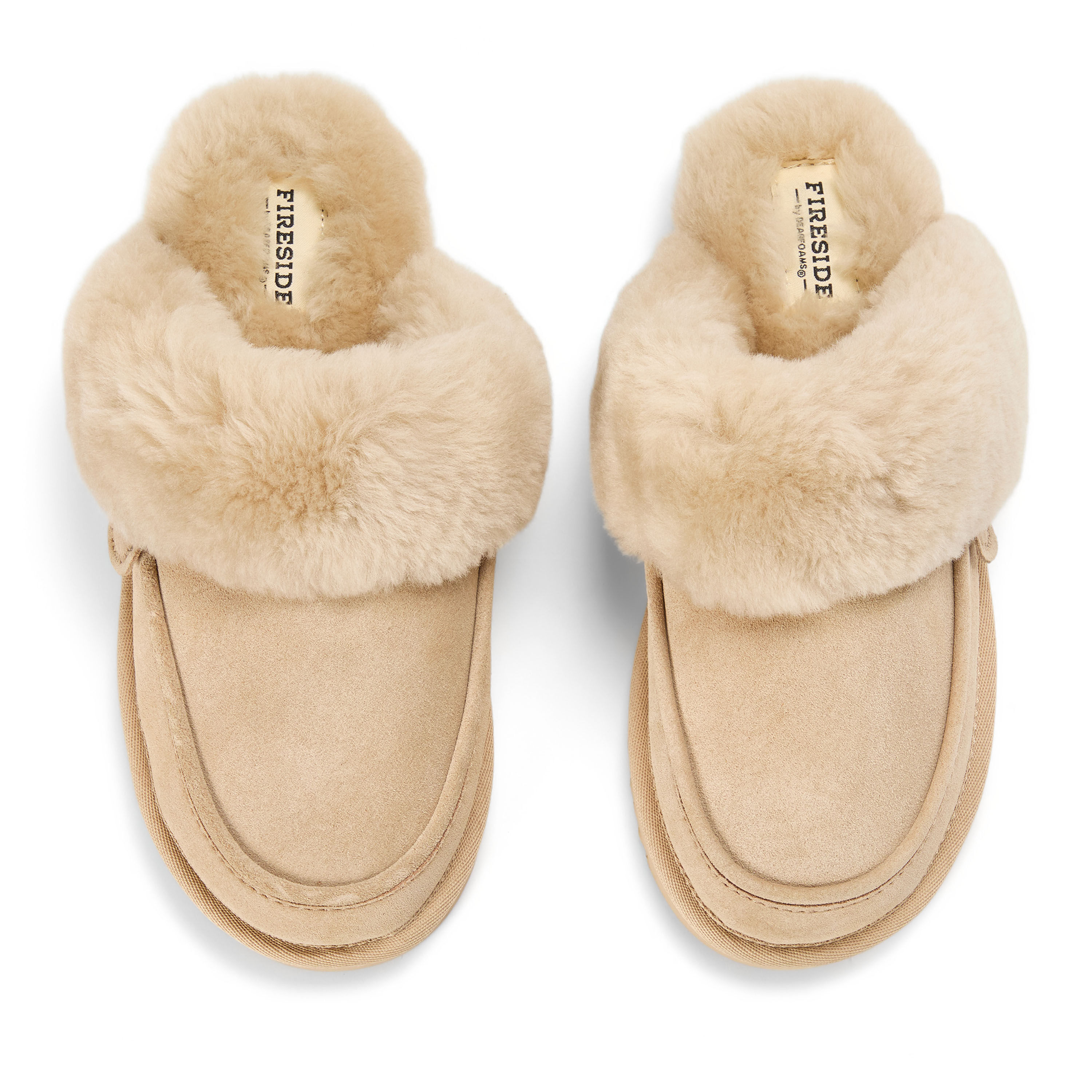 Women's Fireside by Dearfoams Melville Genuine Shearling Scuff