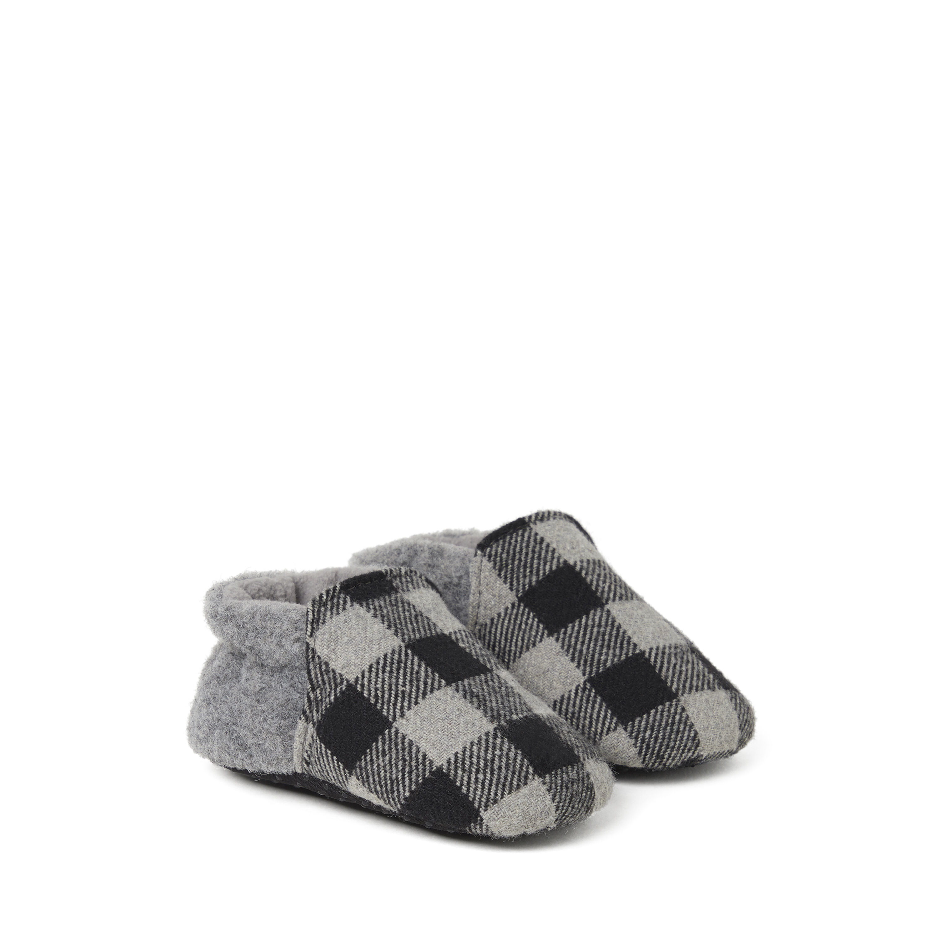 Baby Emerson Woven Plaid Closed Back Slipper