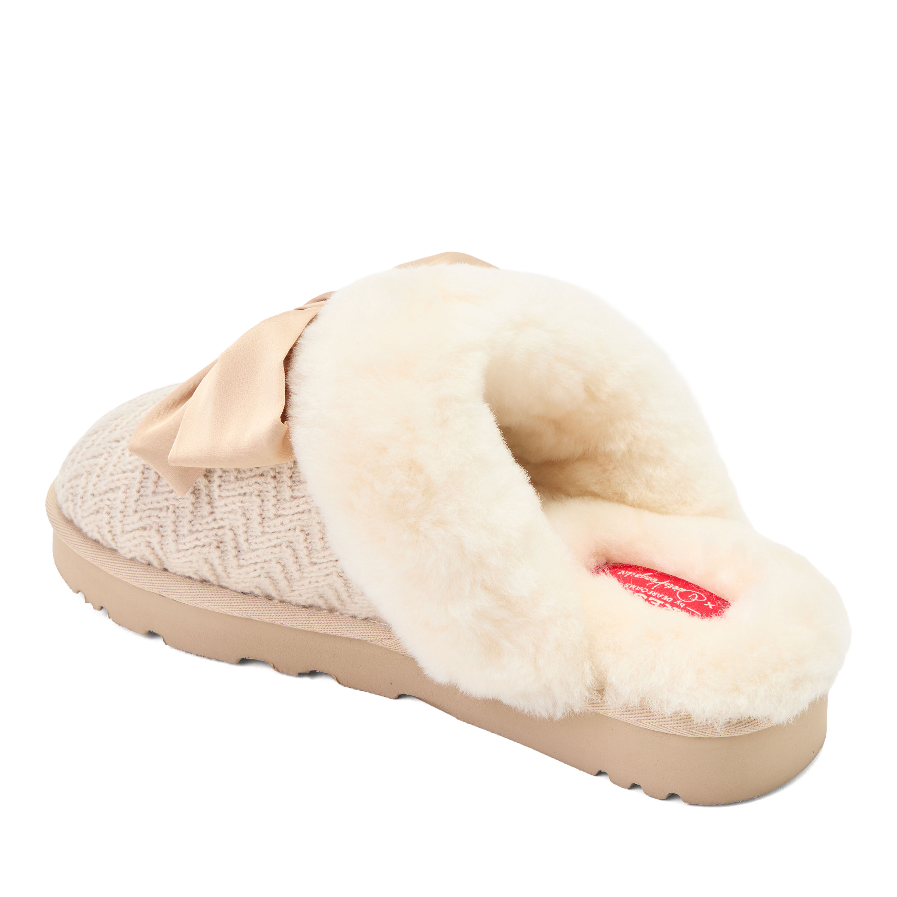 Daniella Karagach&rsquo;s Women's Fireside Knit Shearling Scuff