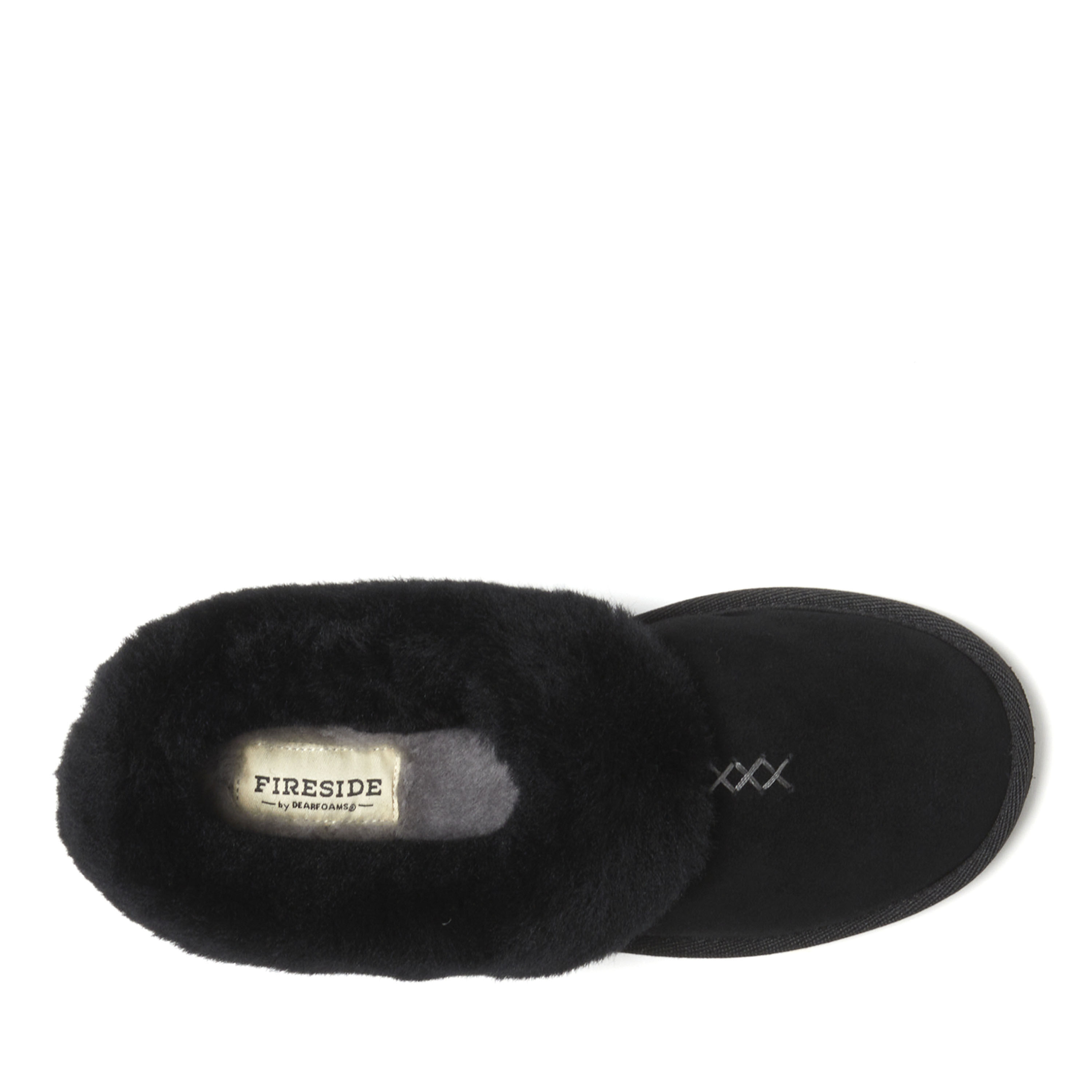 Women's Fireside by Dearfoams Adelaide Genuine Shearling Clog Slipper