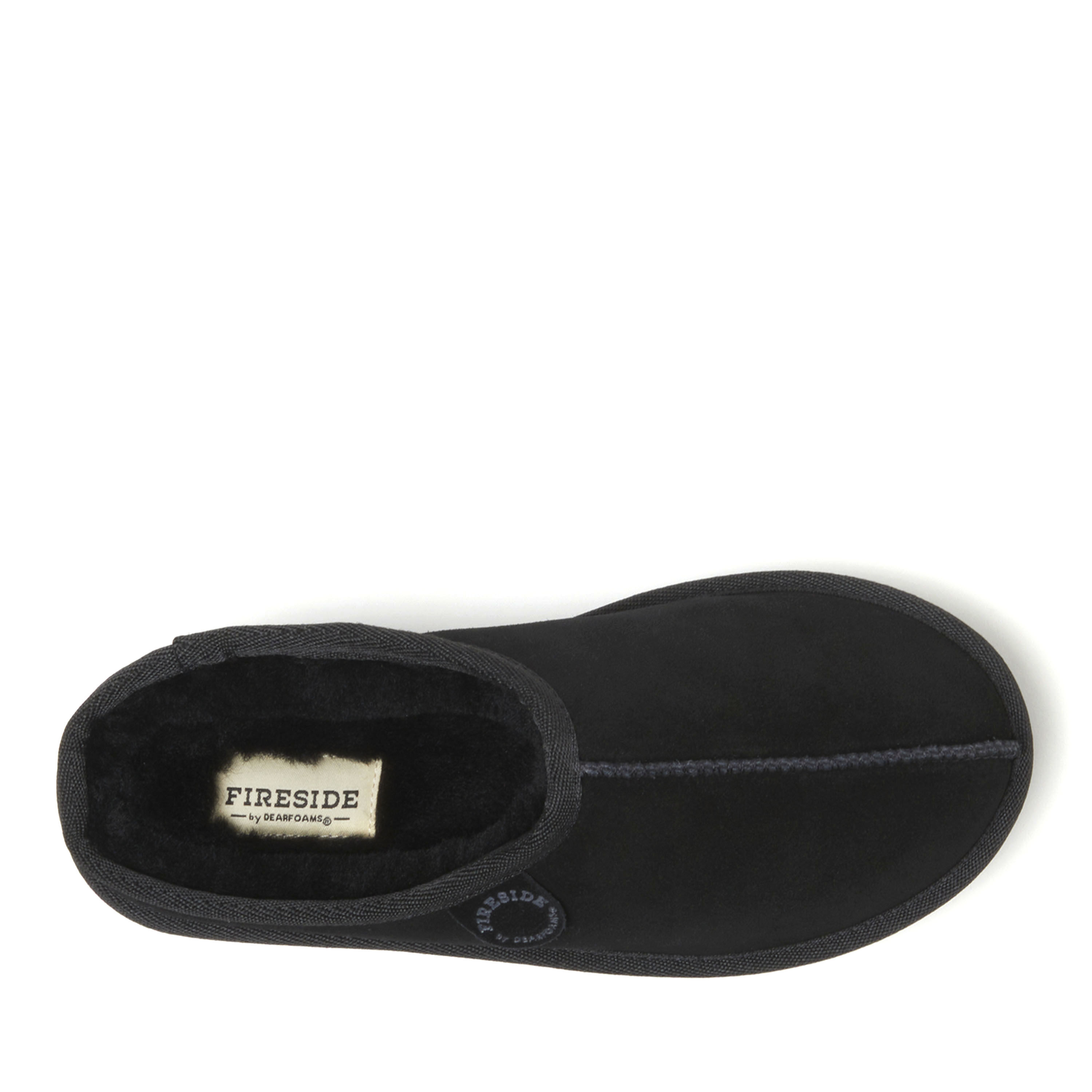 Women's Fireside by Dearfoams Queenstown Platform Genuine Shearling Clog