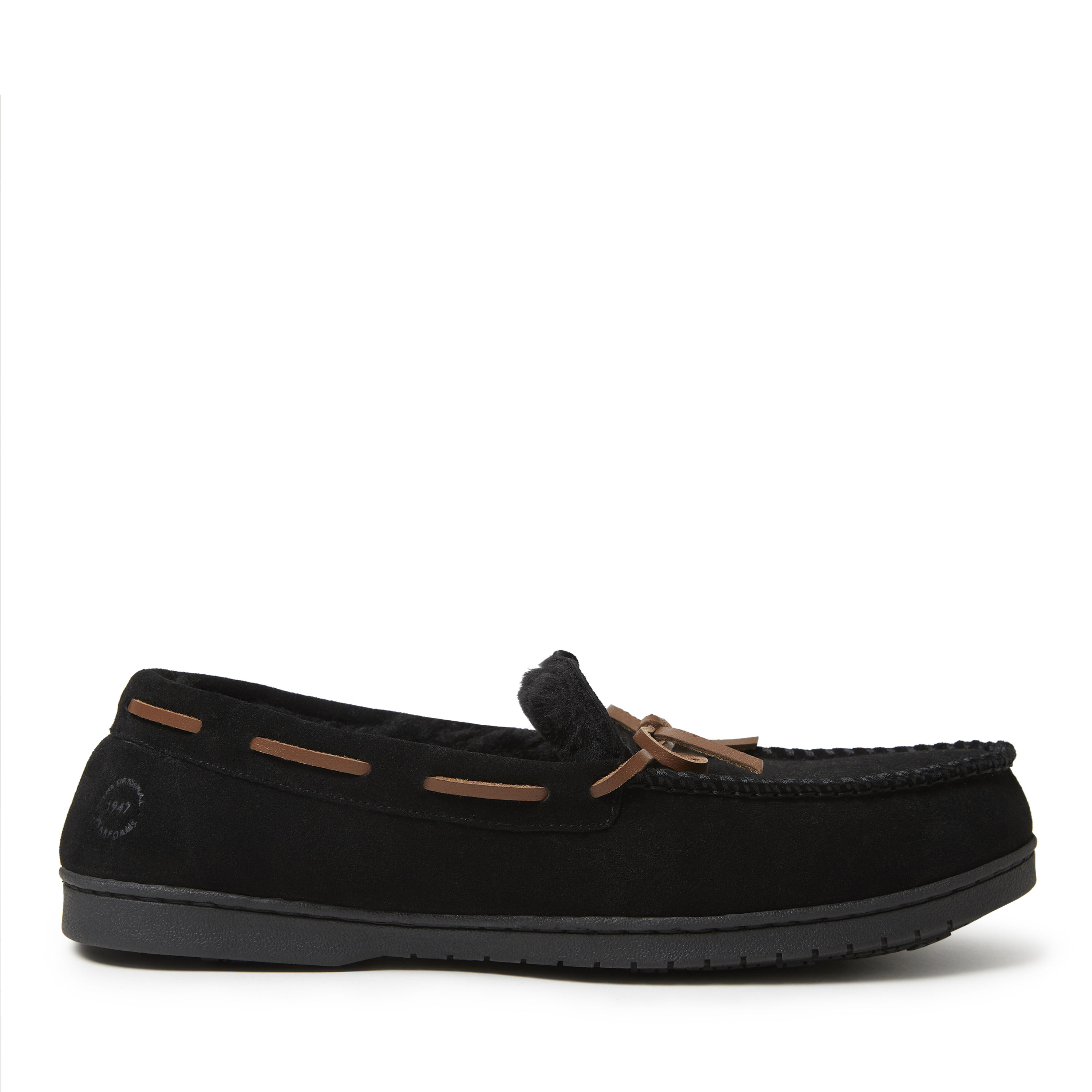Men's Hudson Genuine Suede Moccasin with Tie