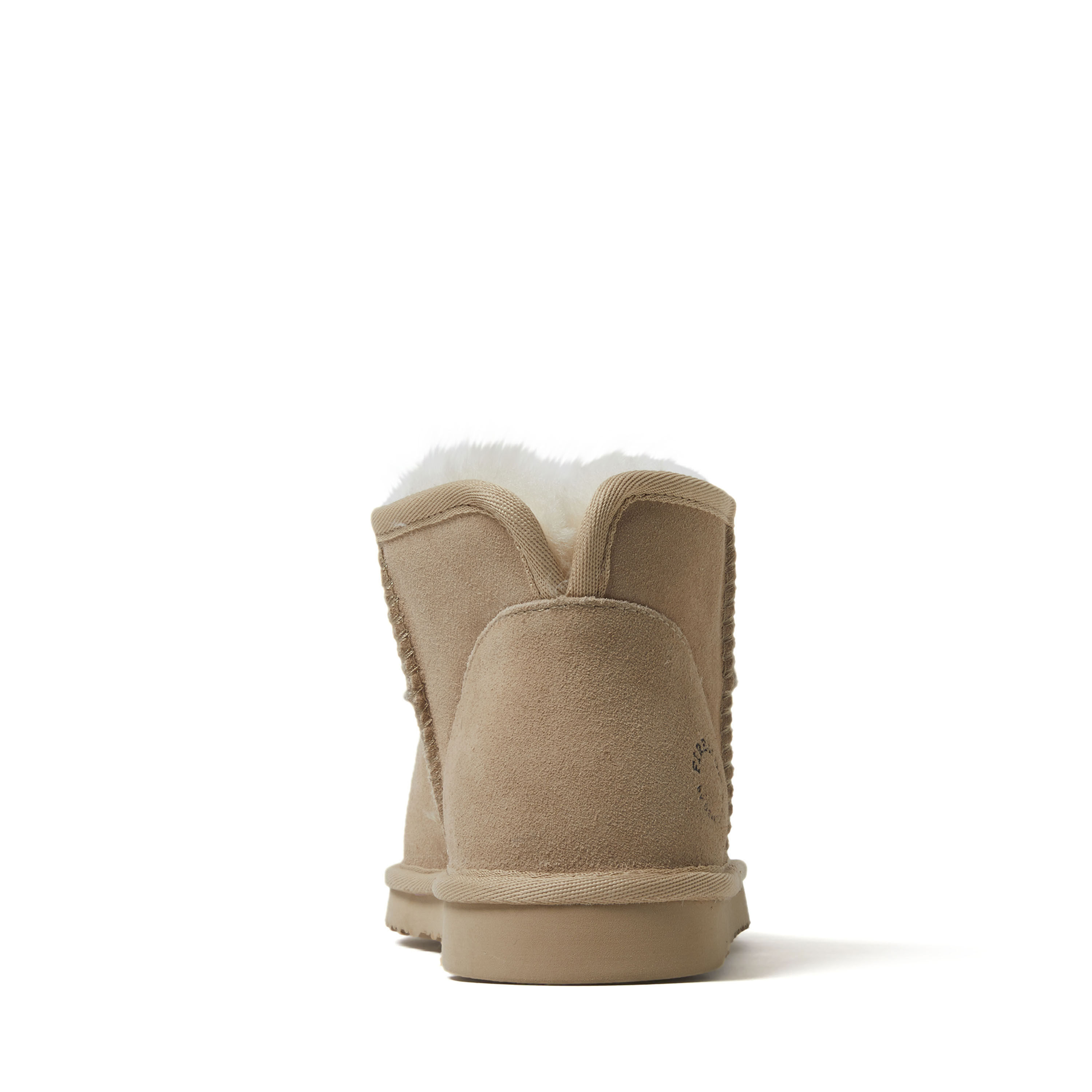 Women's Fireside by Dearfoams Riverland Genuine Shearling Micro Bootie