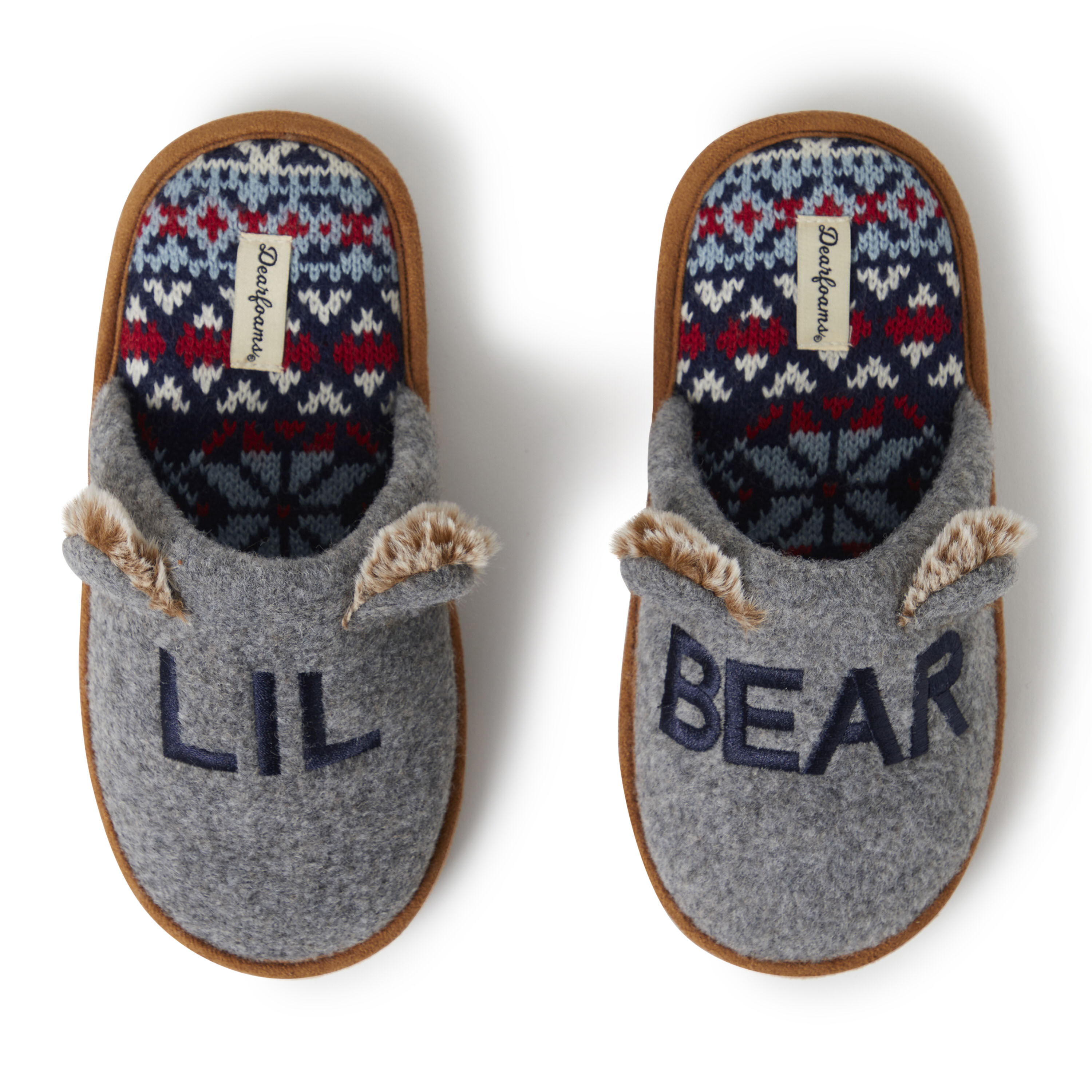 Dearfoams lil bear slippers new arrivals