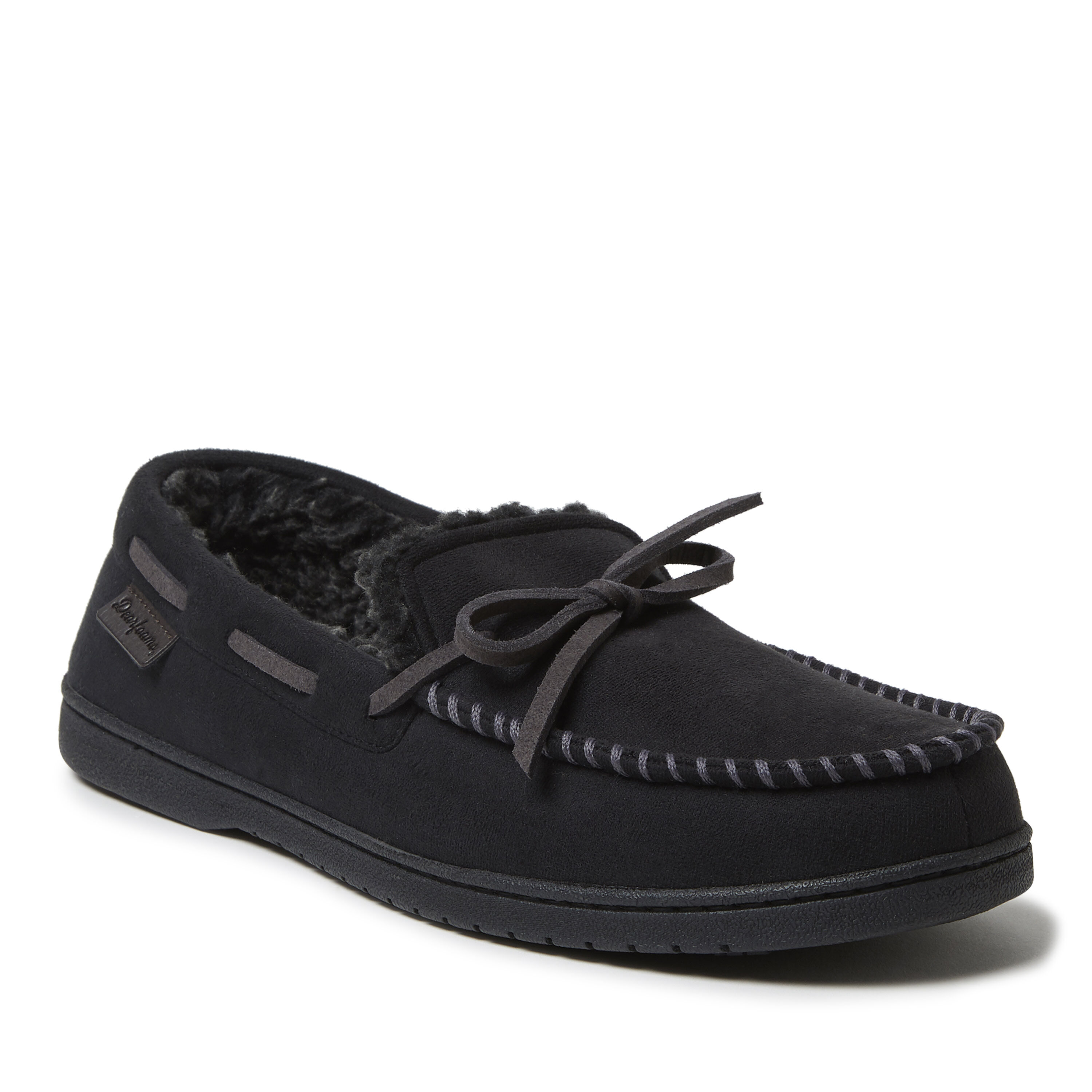 Mens moccasin best sale slippers target