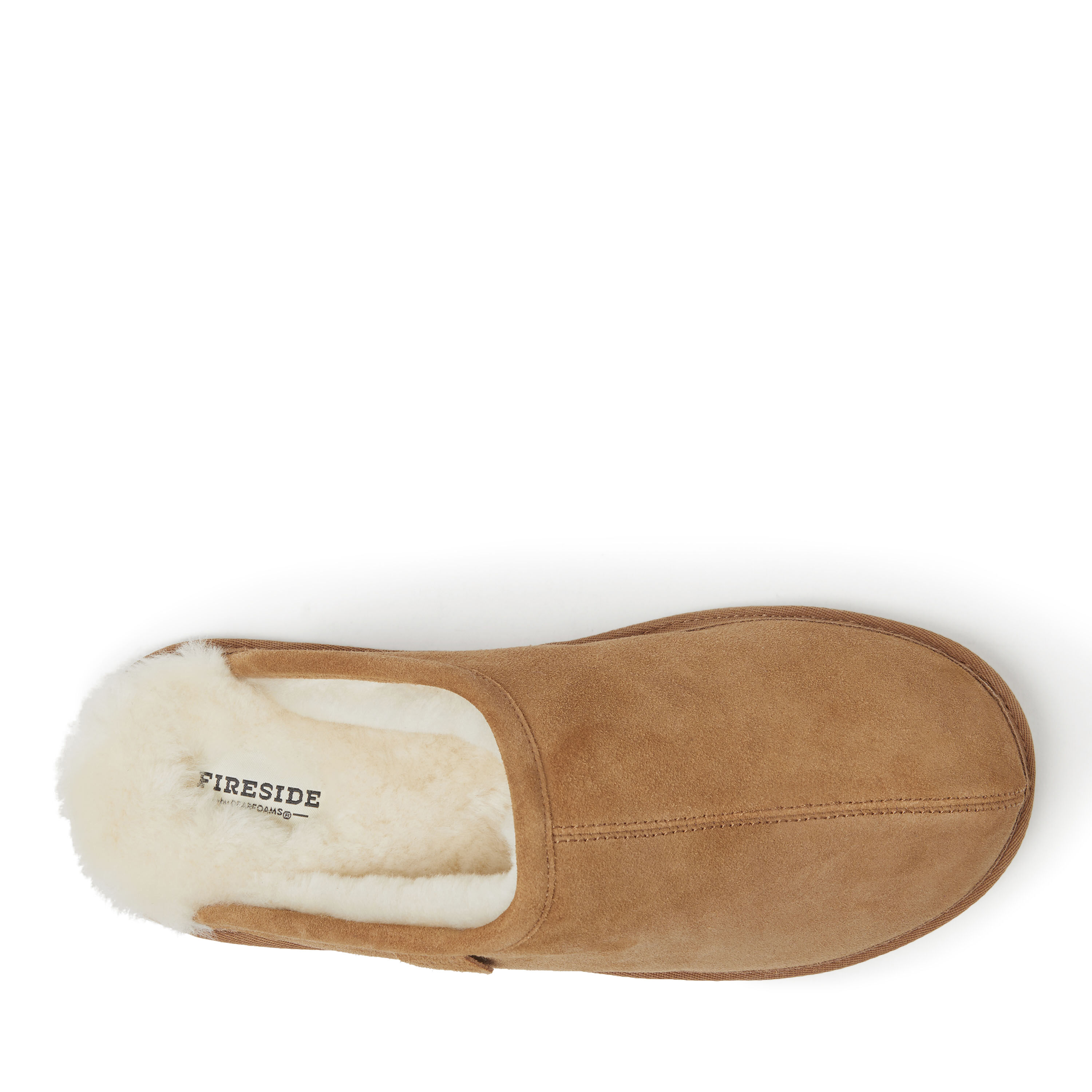Men's Fireside by Dearfoams Warwick Genuine Shearling Scuff Slipper