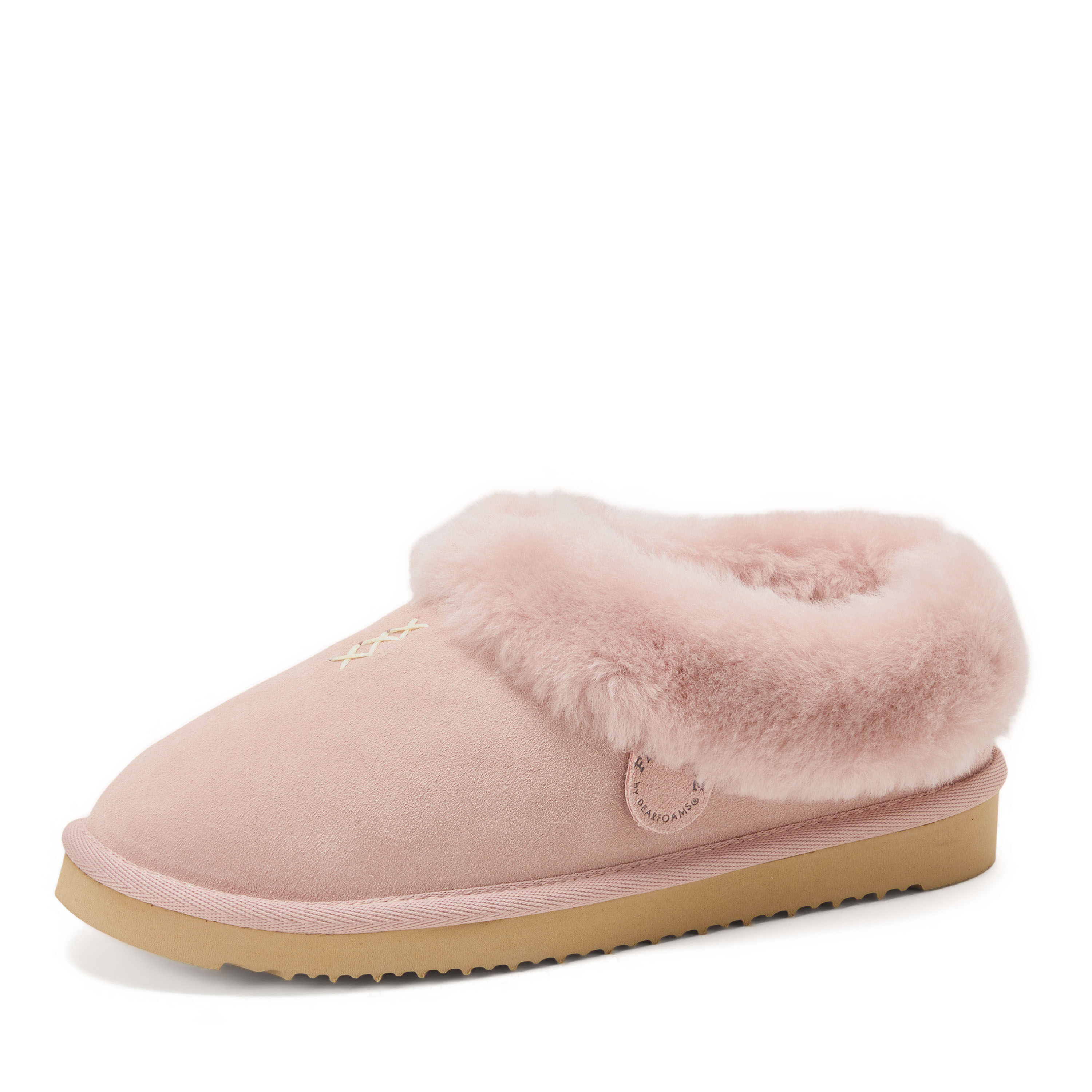 Women's Fireside by Dearfoams Adelaide Genuine Shearling Clog Slipper