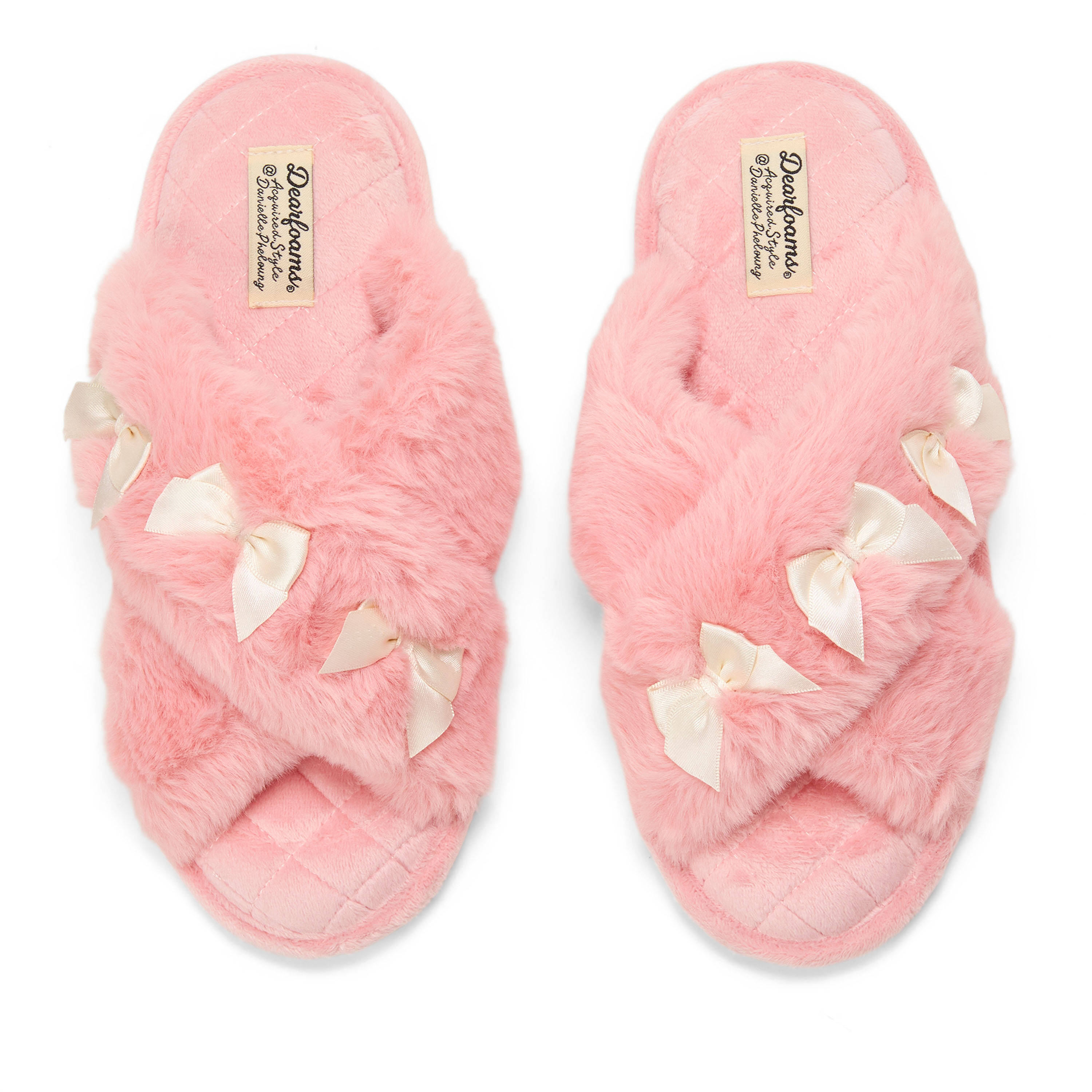 Women's Jessica Furry Crossband Slide Slipper