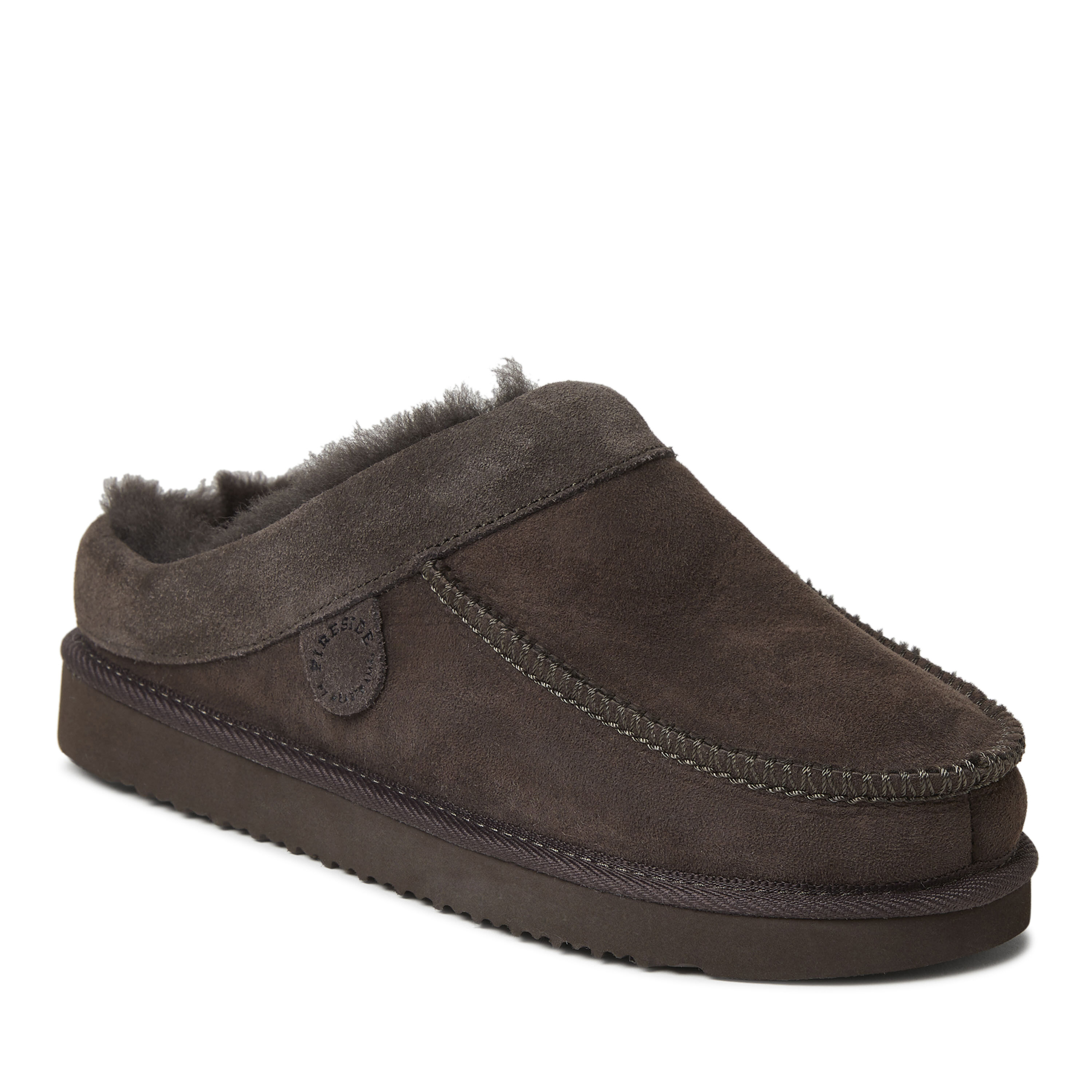 Men's Griffith Genuine Shearling Moc Toe Clog Slipper