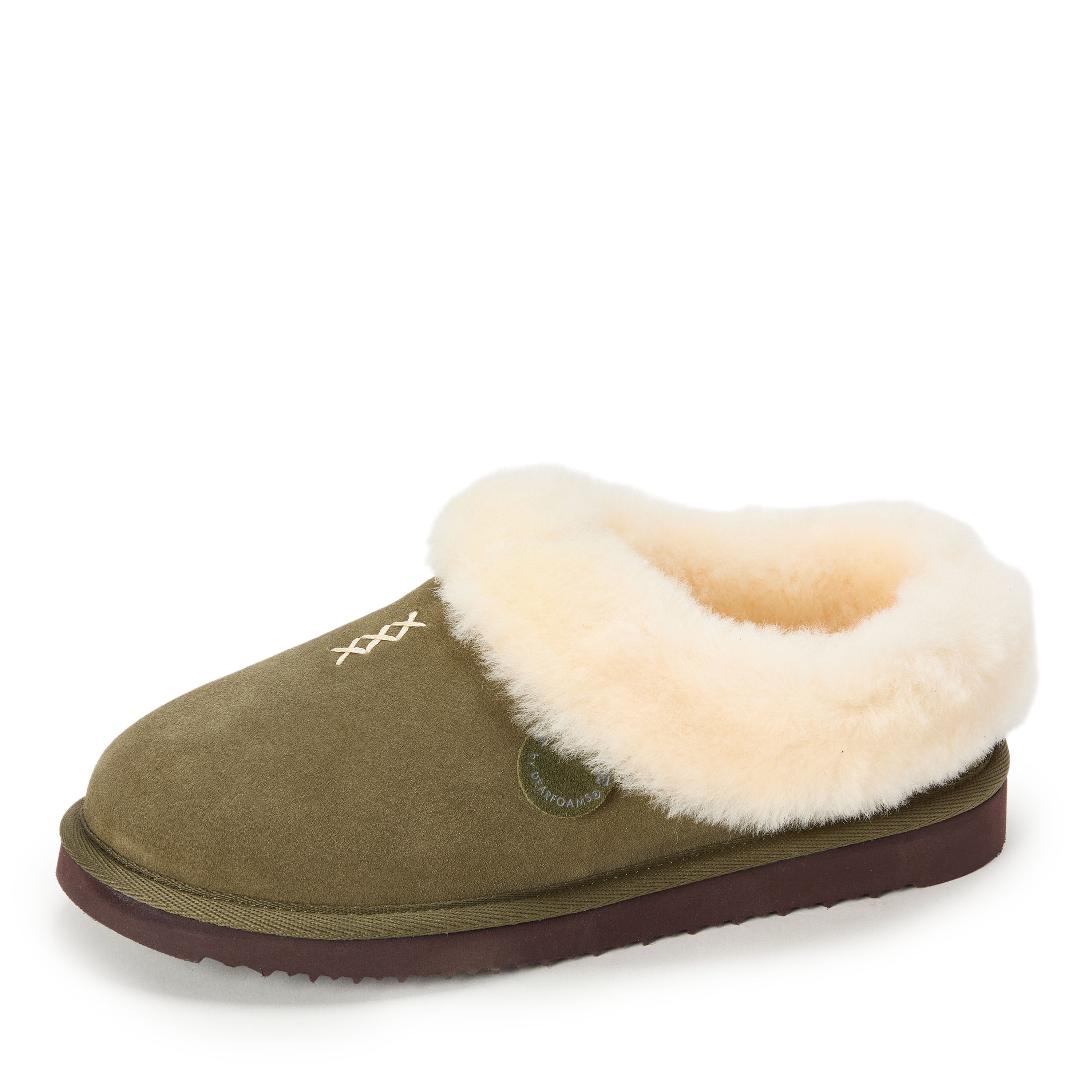 Women's Fireside by Dearfoams Adelaide Genuine Shearling Clog Slipper - Water Resistant