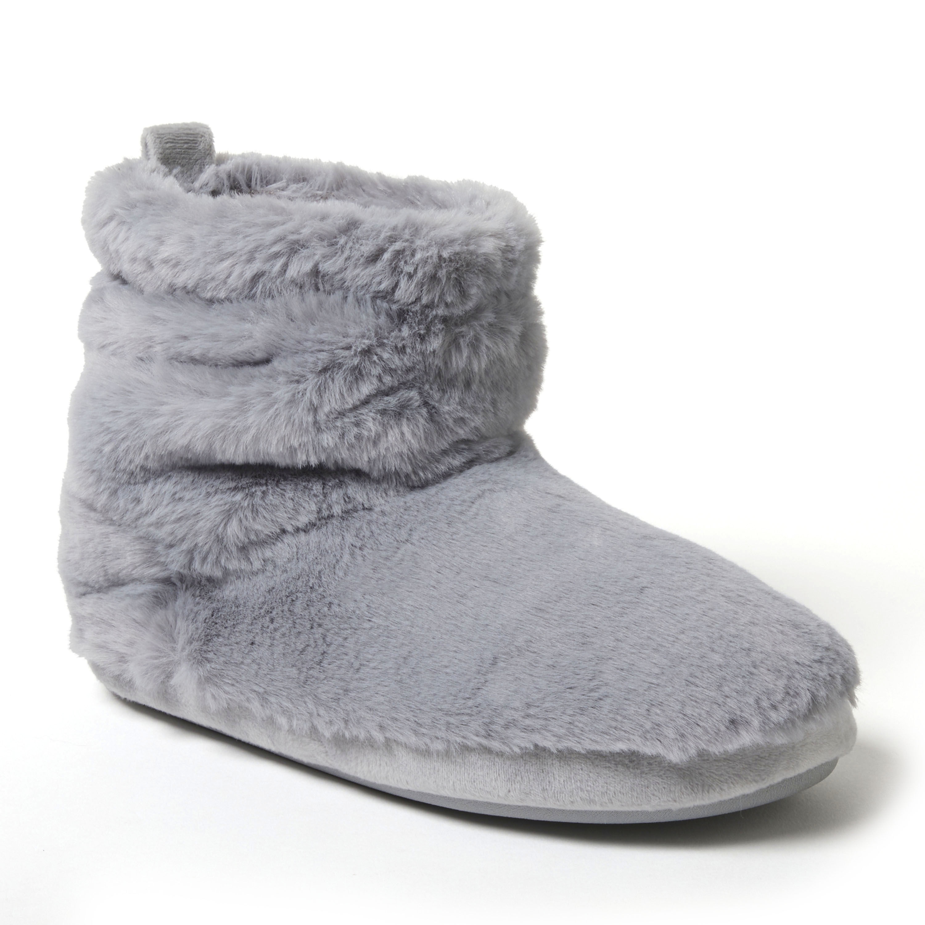 Faux fur boot slippers sales