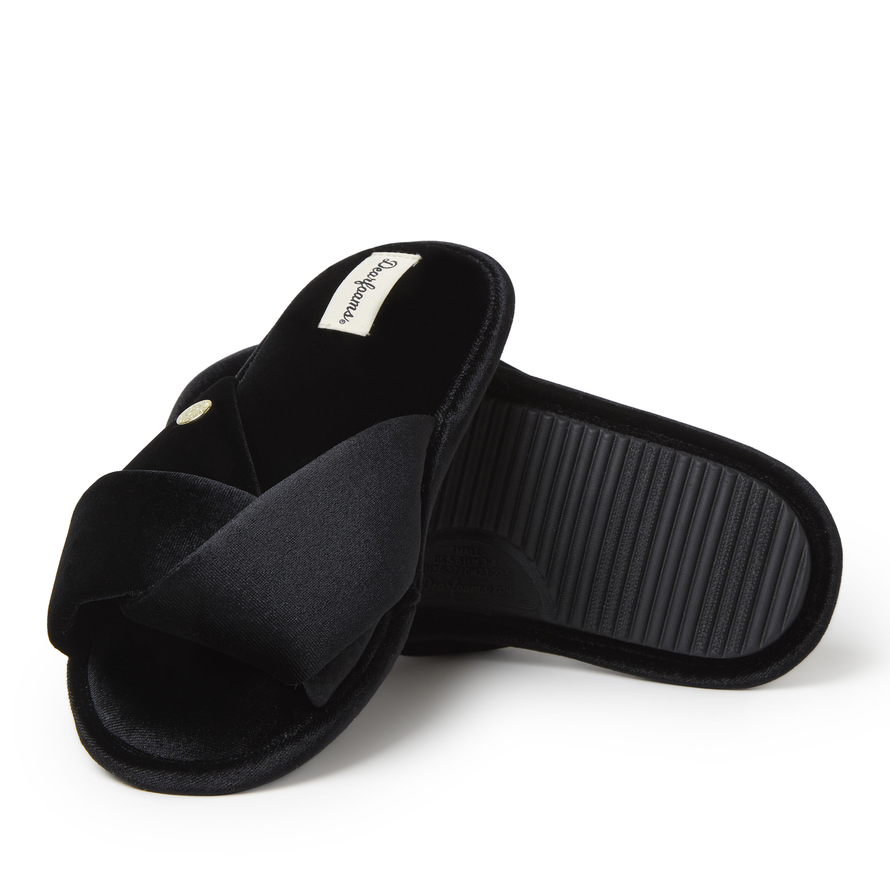 Women's Jules Shiny Velour Twist Vamp Slide