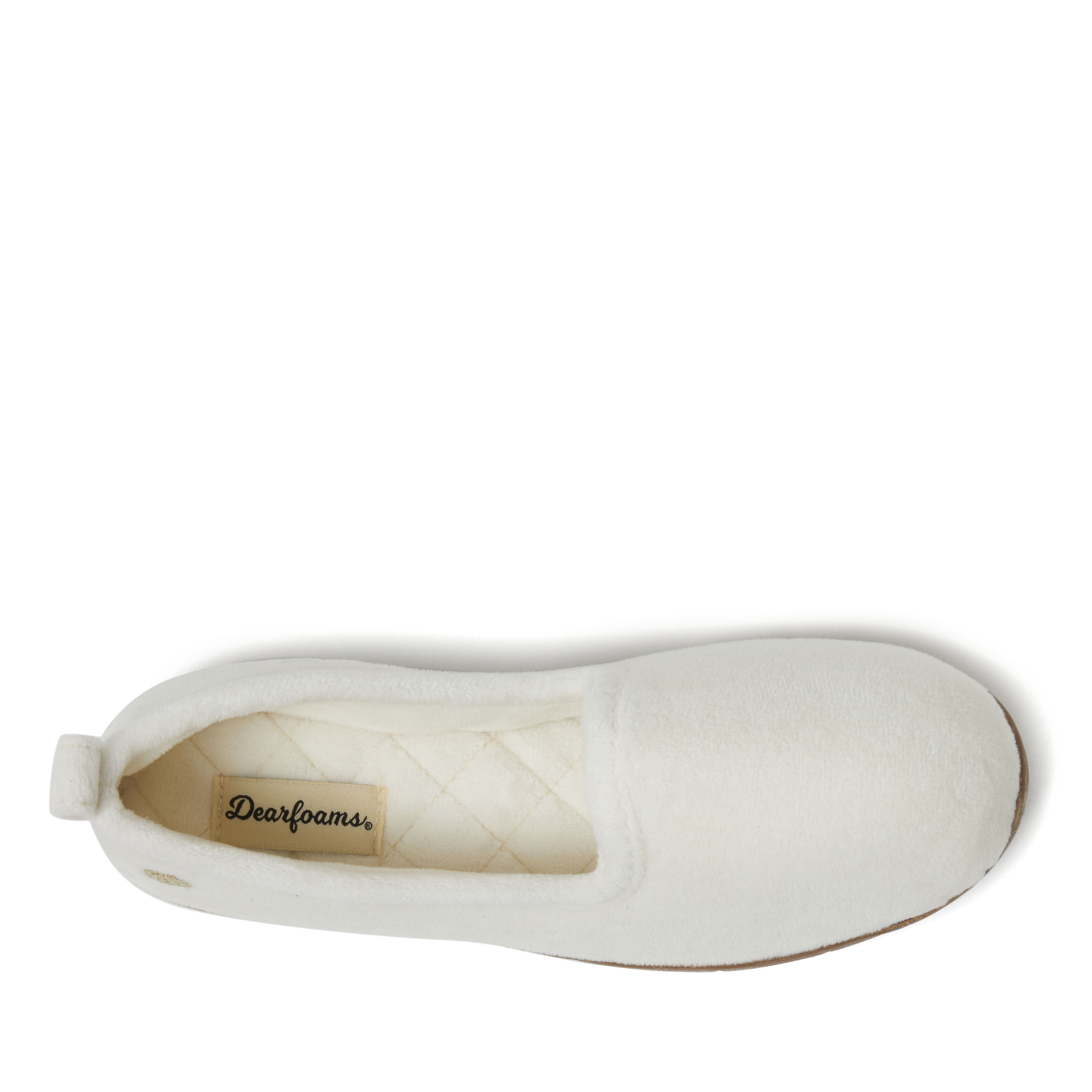 Dearfoams velour ballerina slippers discount