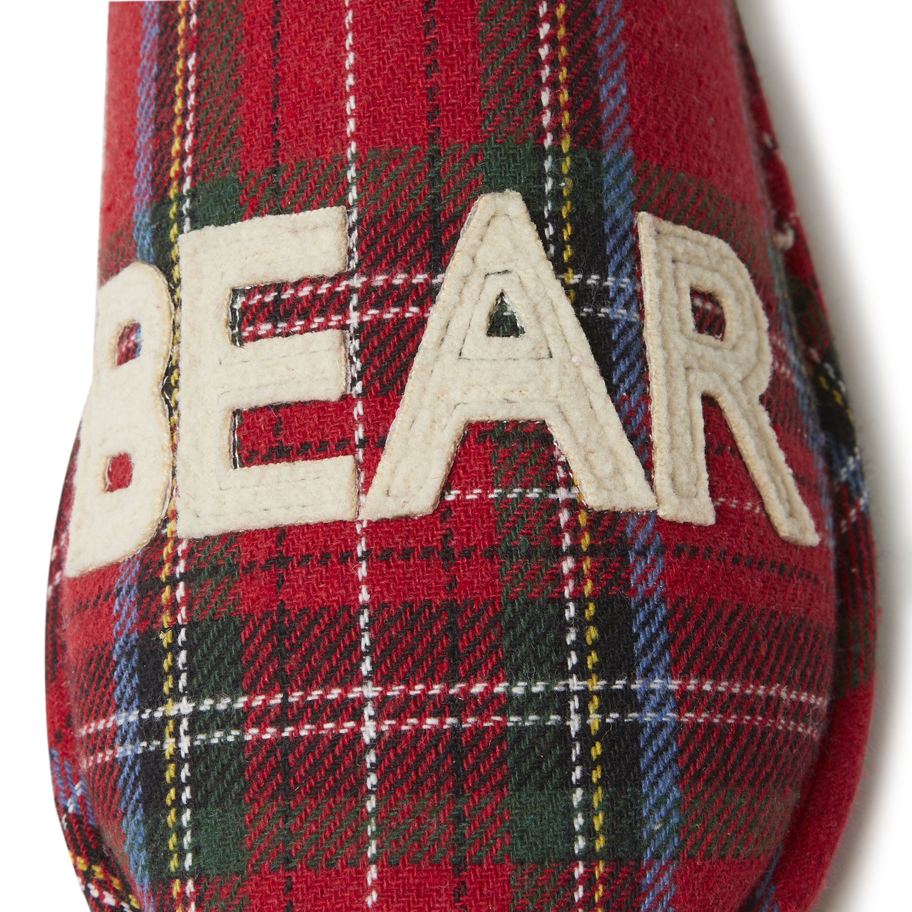 Dearfoams mama bear sales plaid clog slippers