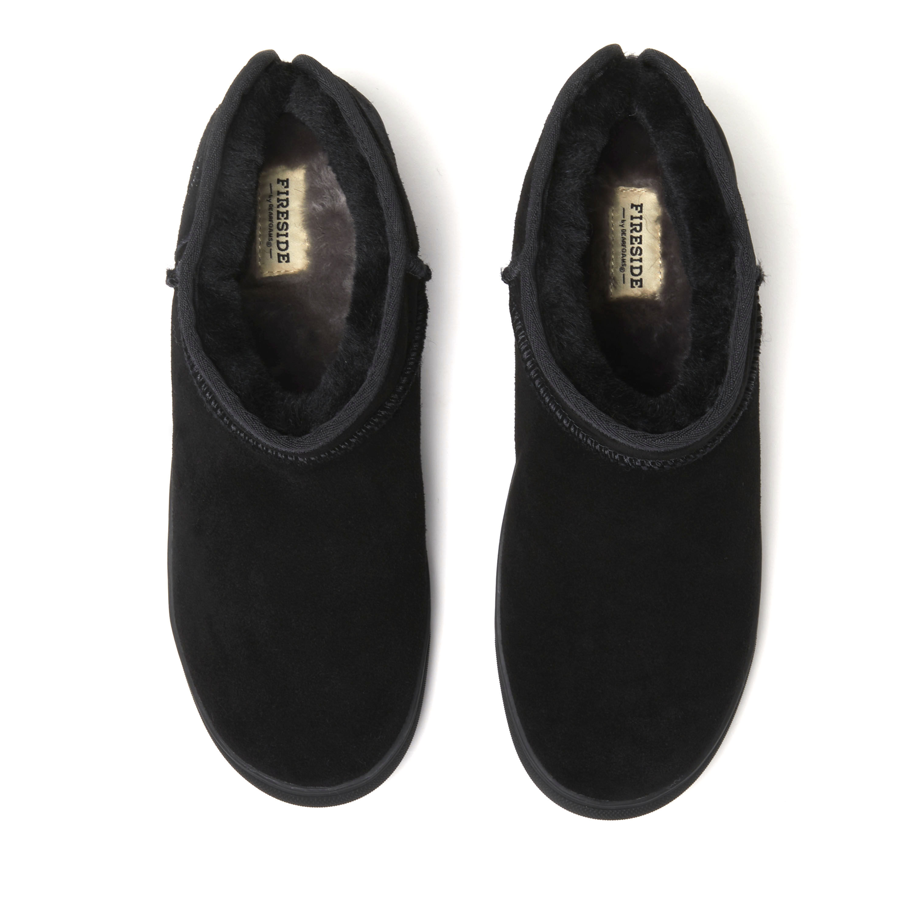 Men's Fireside by Dearfoams Bathurst Genuine Shearling Micro Bootie