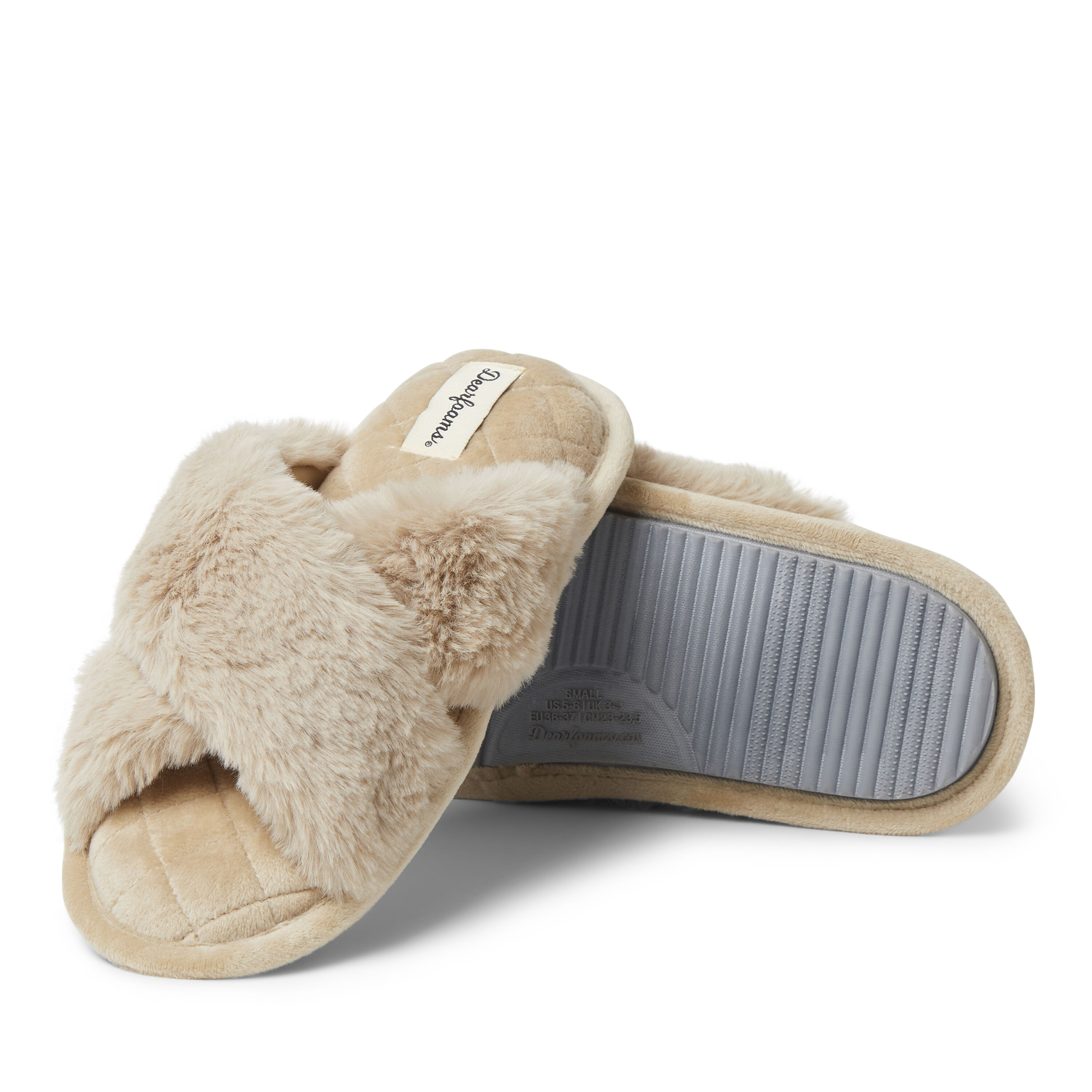 Dearfoams crossband sales slipper