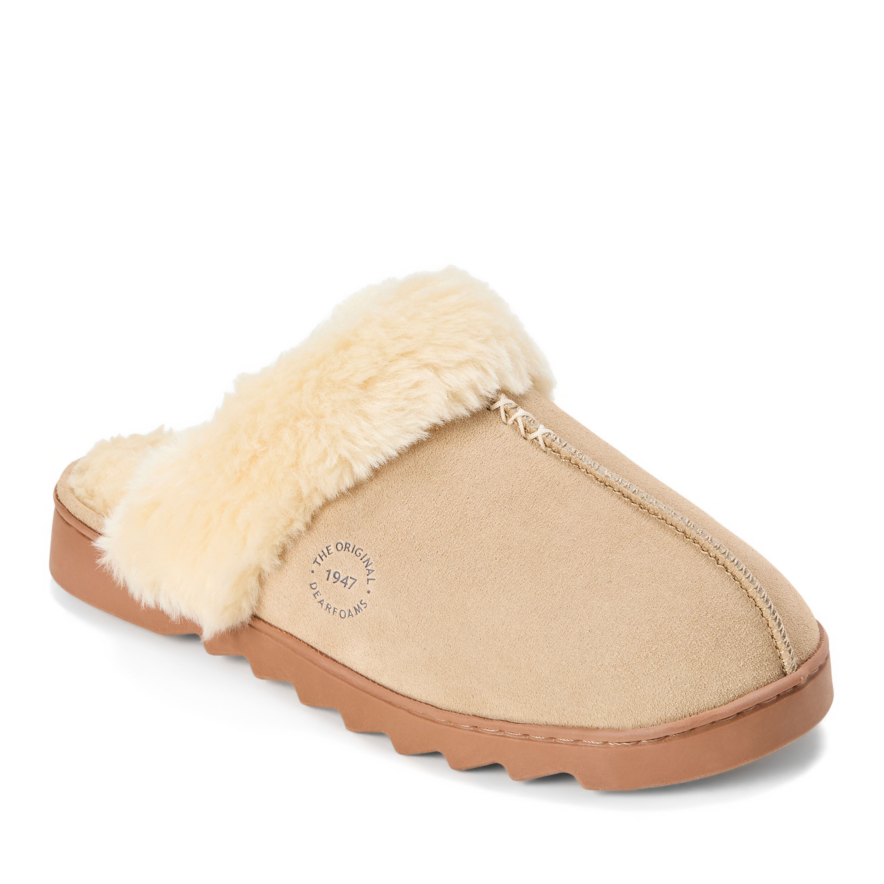 Women's Helena Genuine Suede Scuff With Prayer Seam