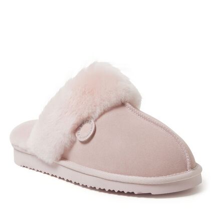 Women's Fireside By Dearfoams Sydney Genuine Shearling Scuff