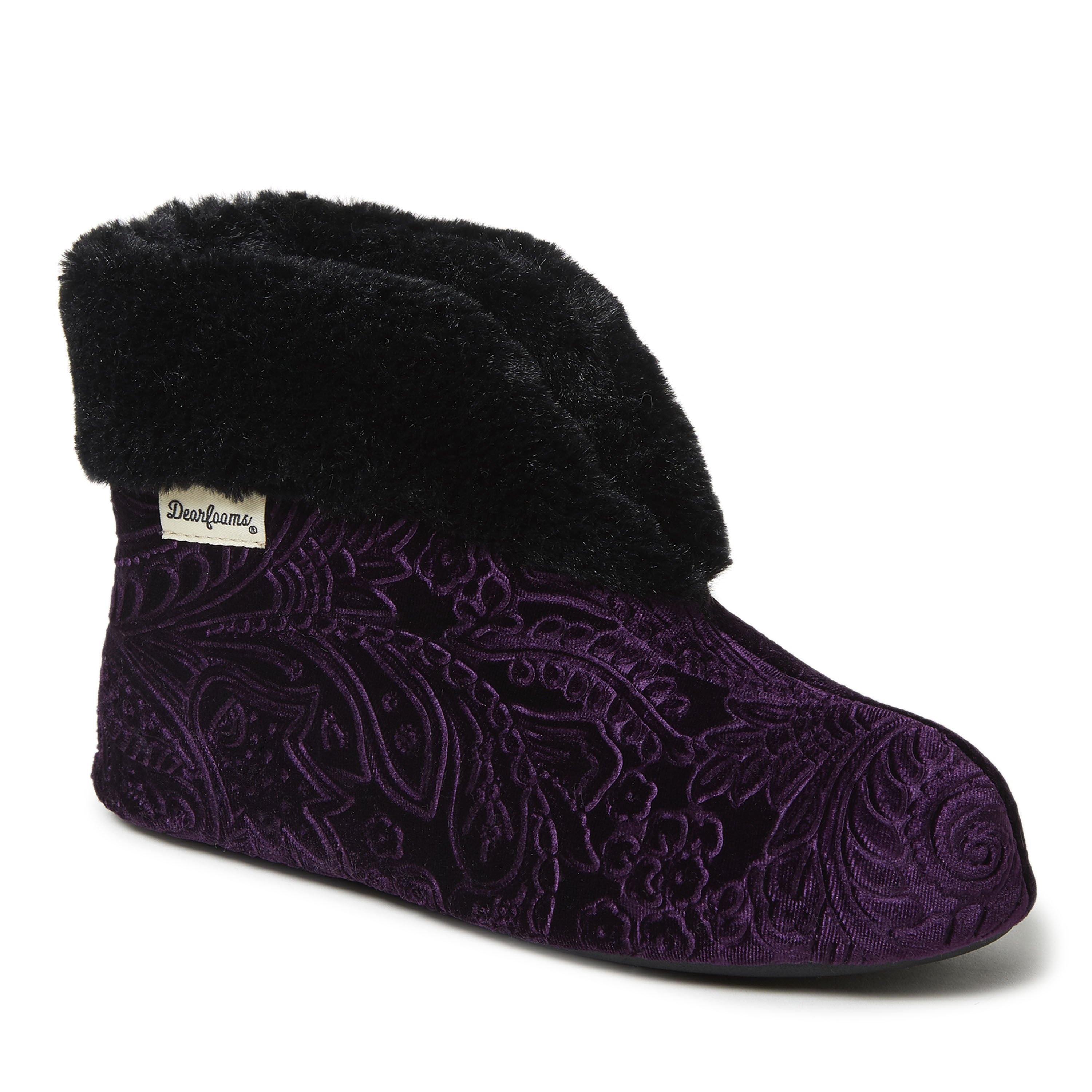 Dearfoam velour slippers sales
