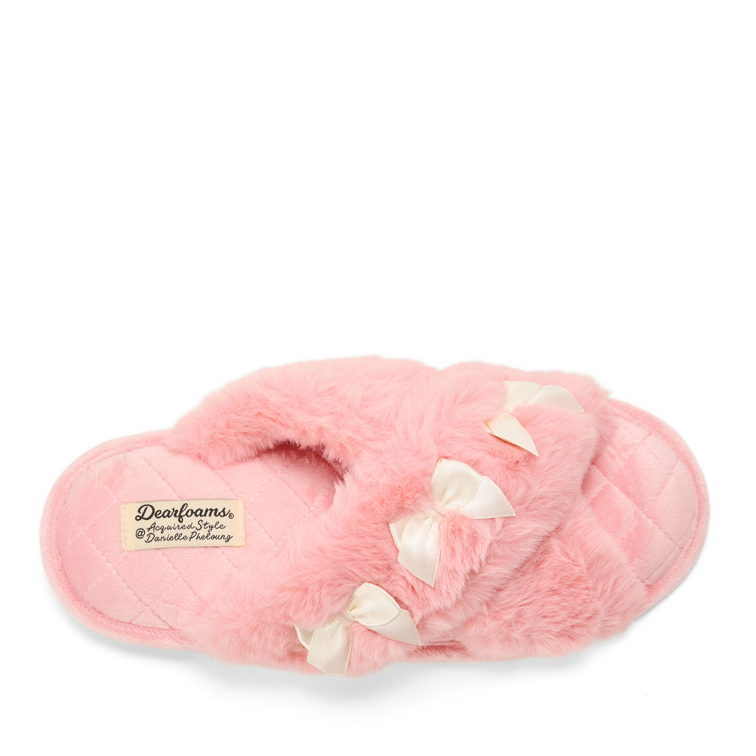 Women's Jessica Furry Crossband Slide Slipper