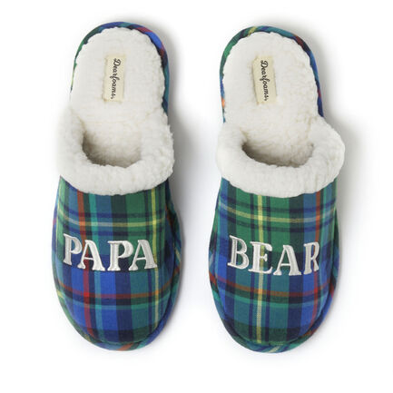 Men's Papa Bear Plaid Scuff