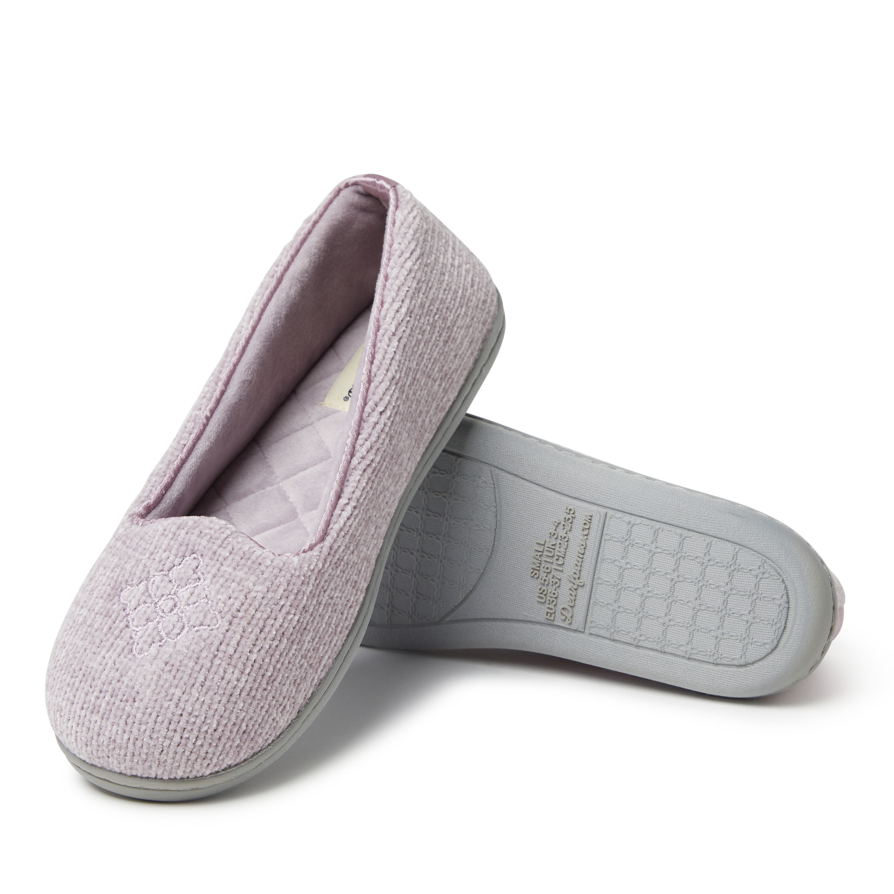 Dearfoam closed back women's slippers top