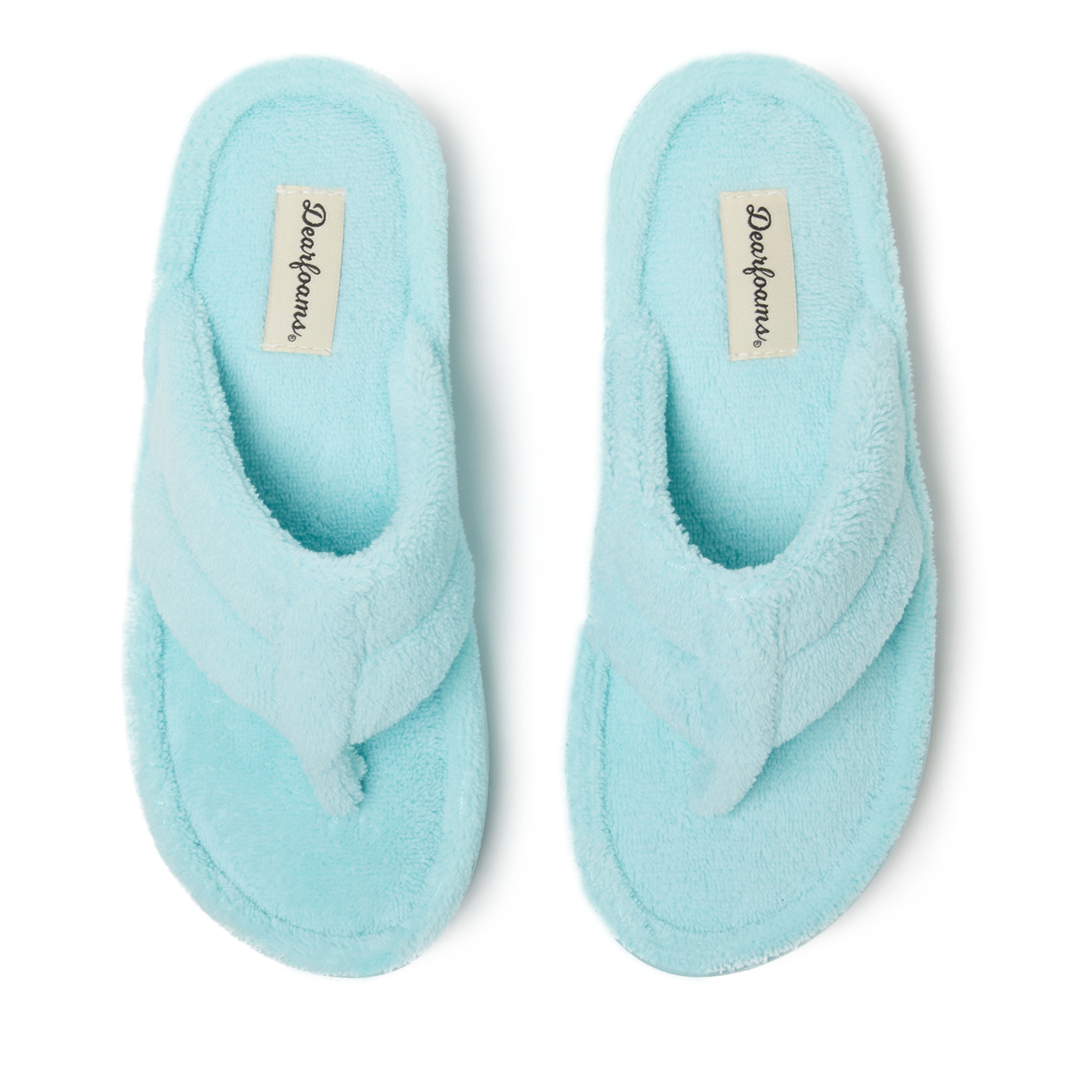 Dearfoams flip flop slippers outlet