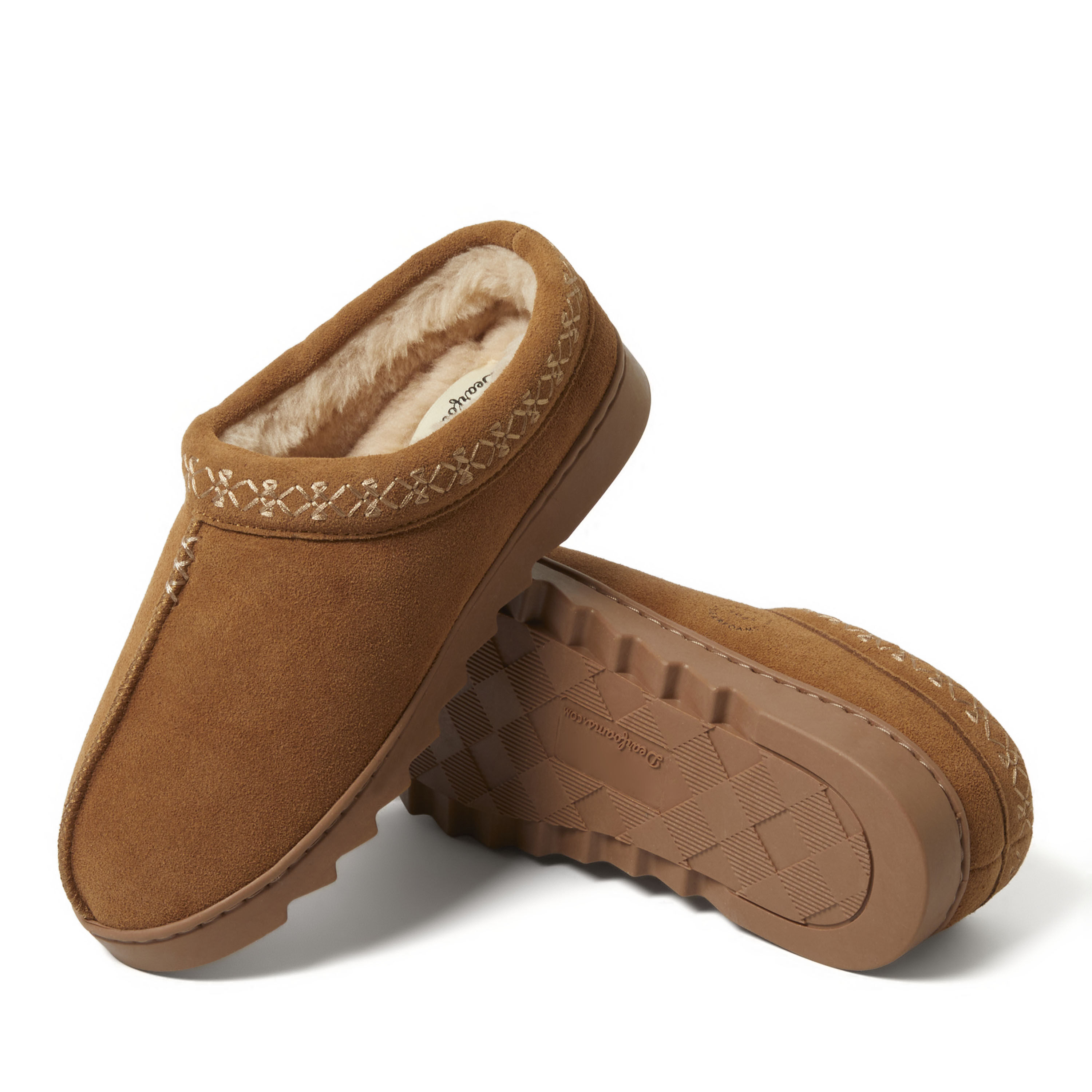 Women's Doreen Genuine Suede Clog with Embroidery