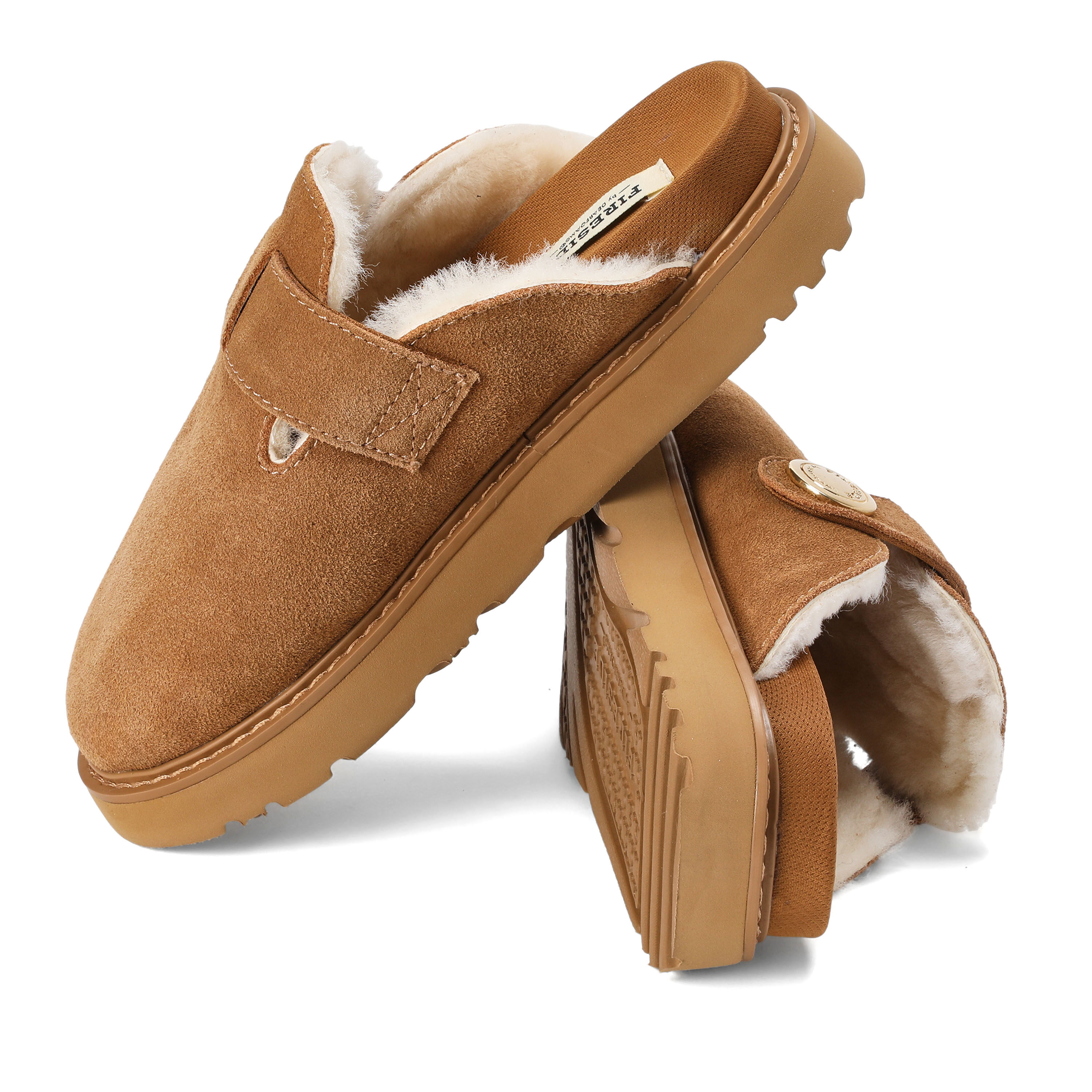 Women's Fireside by Dearfoams Coin Mule - Water Resistant