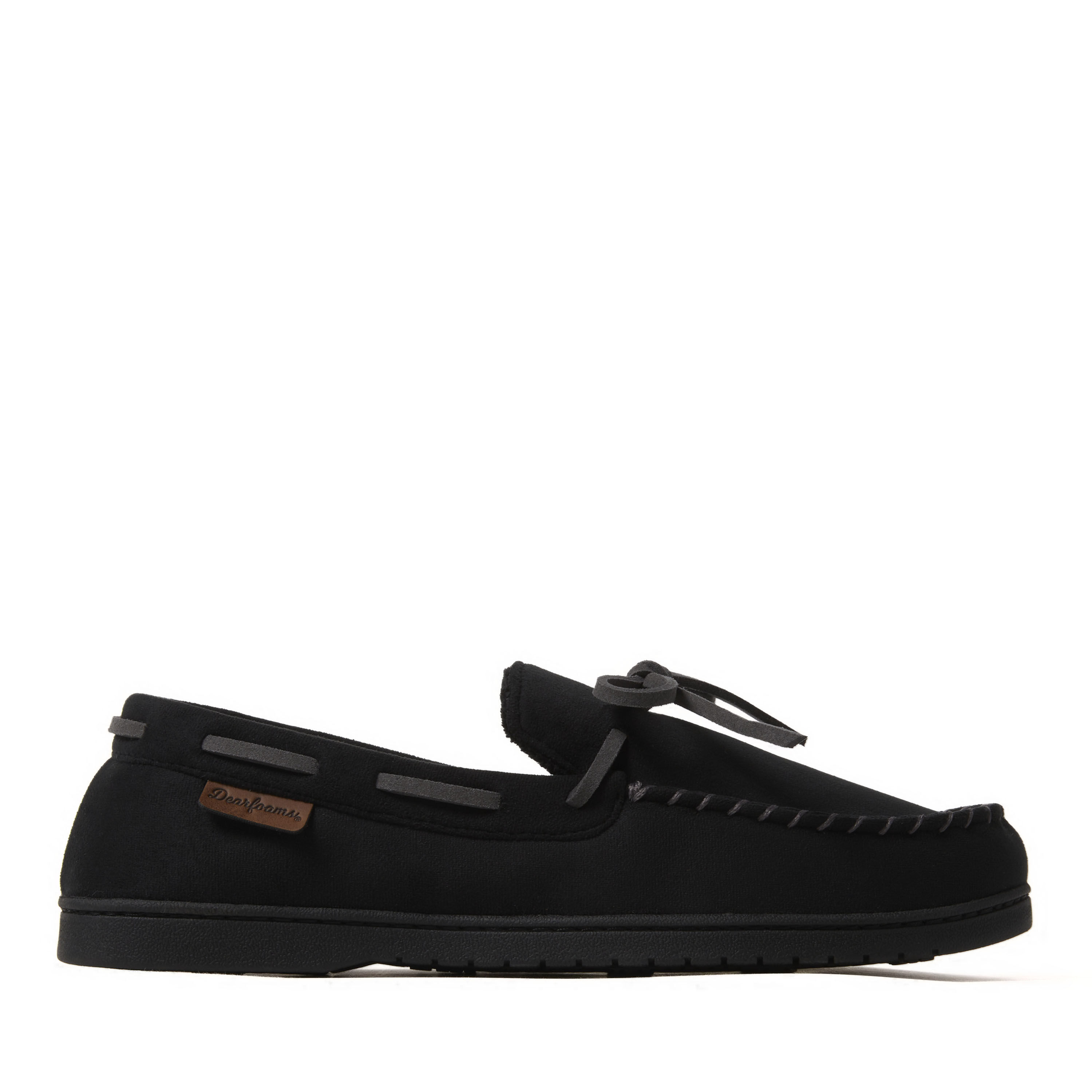 Men's Toby Microsuede Moccasin with Tie and Whipstitch