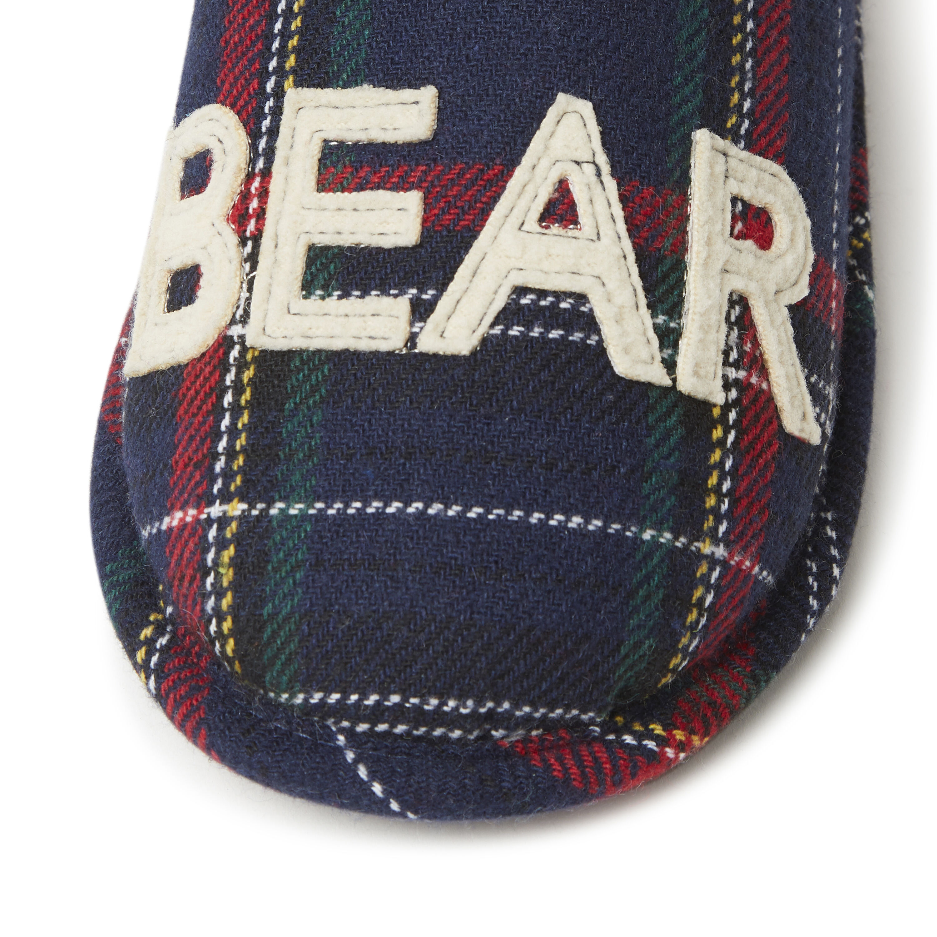 Dearfoams mama bear sales plaid clog slippers