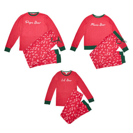Family Bear Holiday Pajama's Set
