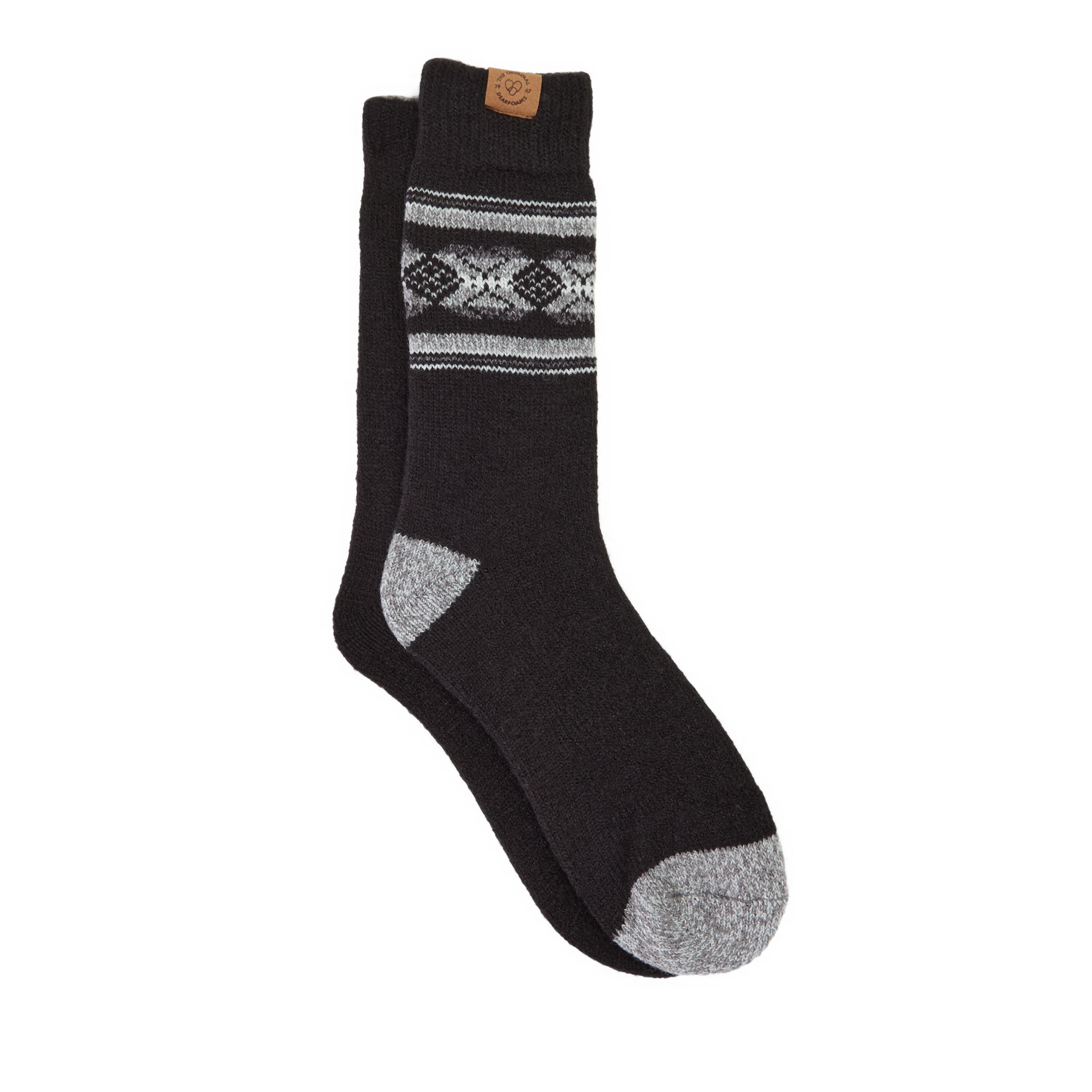 Men's Fair Isle Crew Socks-2 pack