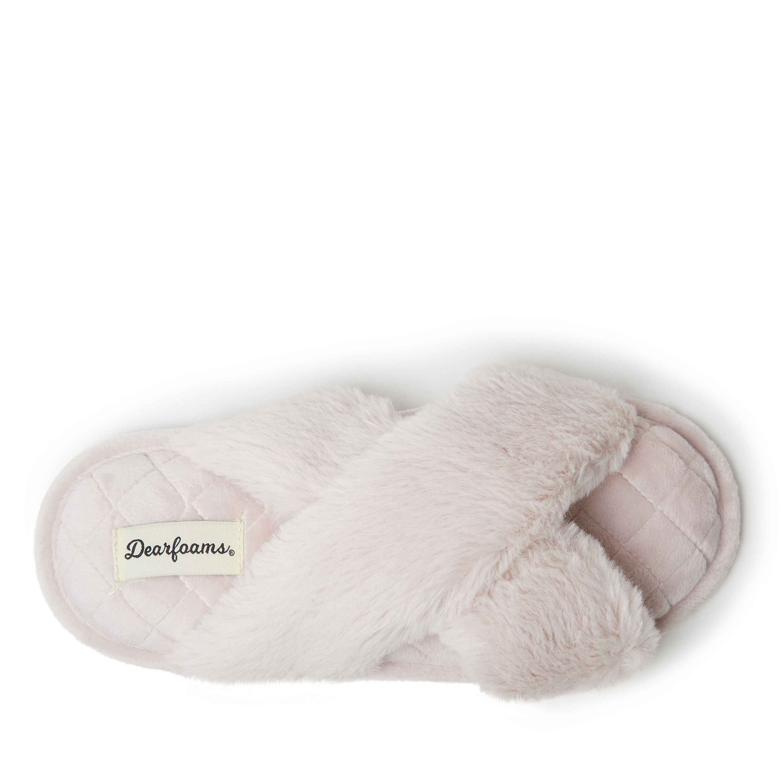 Women s Jessica Furry Crossband Slide Slipper