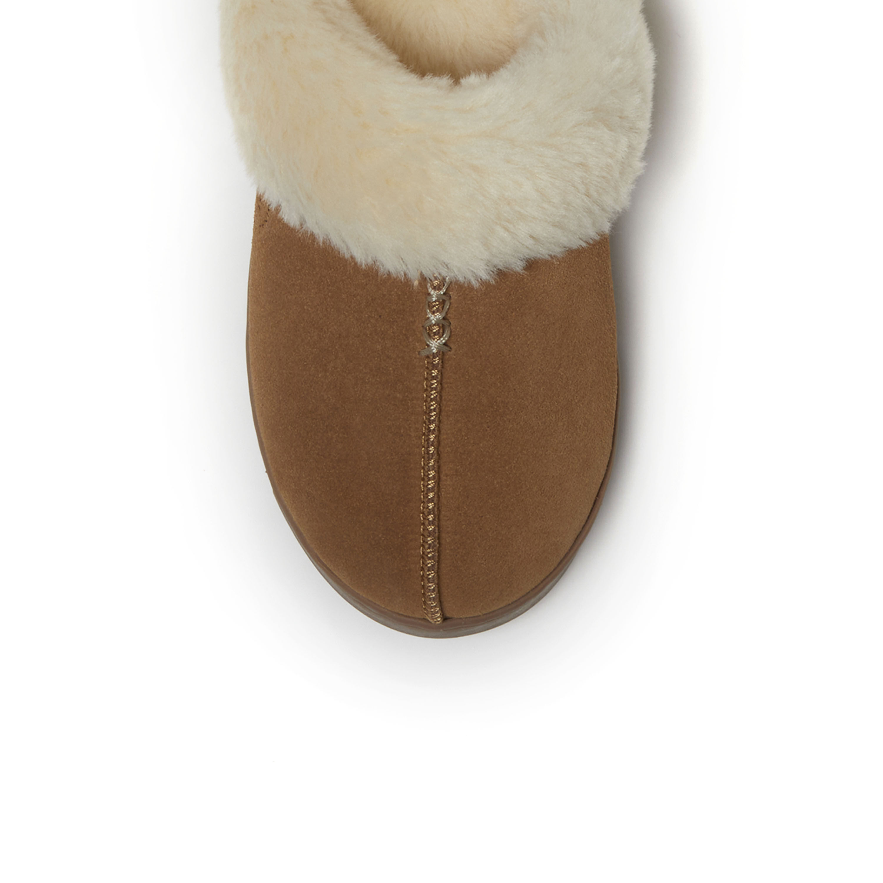 Women's Helena Genuine Suede Scuff With Prayer Seam