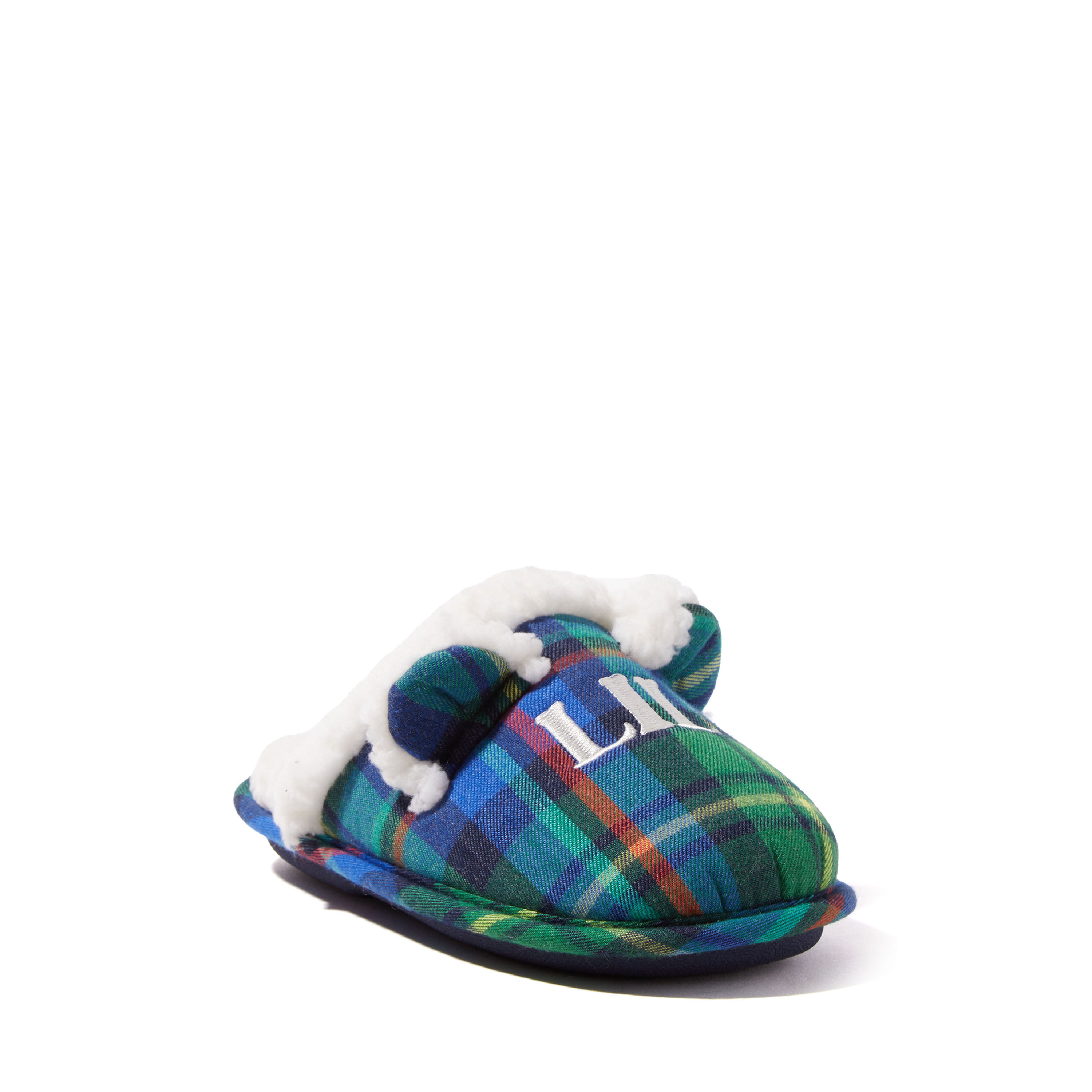 Boys top plaid slippers