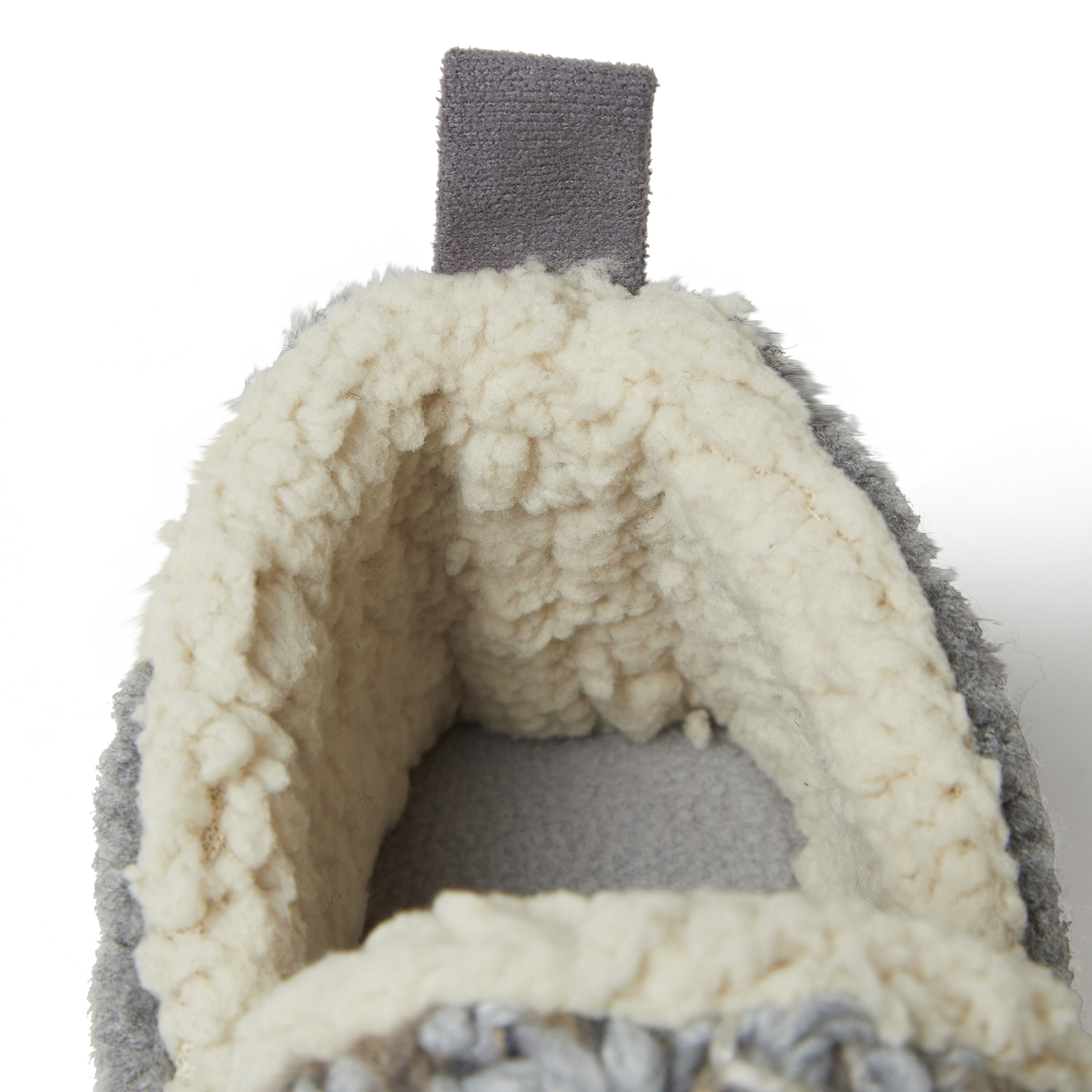 Women's Textured Knit and Microwool Bootie Slipper