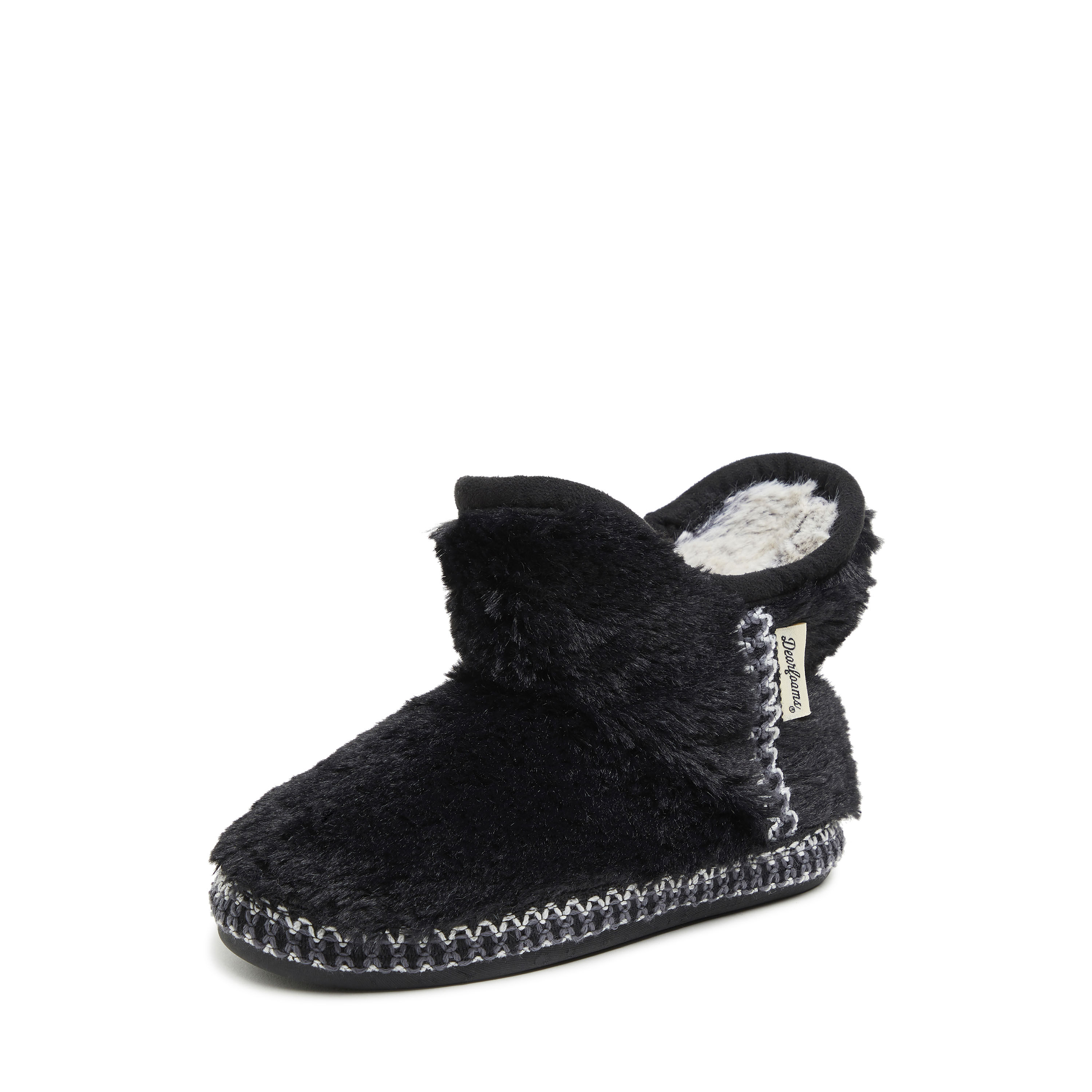 Kids Charlotte Furry Bootie Slipper