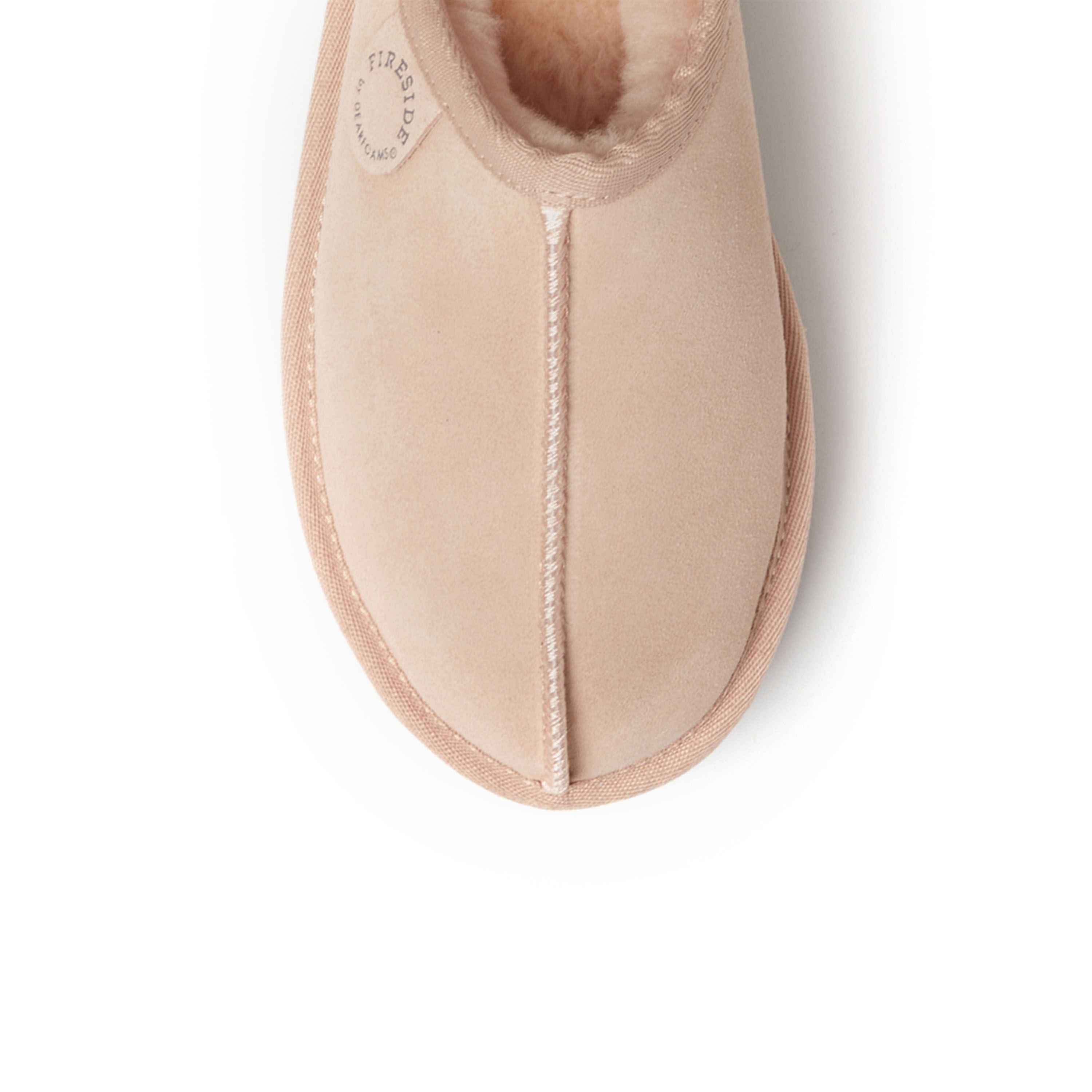 Women's Fireside by Dearfoams Queenstown Platform Genuine Shearling Clog