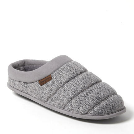 Men's Asher Quilted Marled Knit Clog