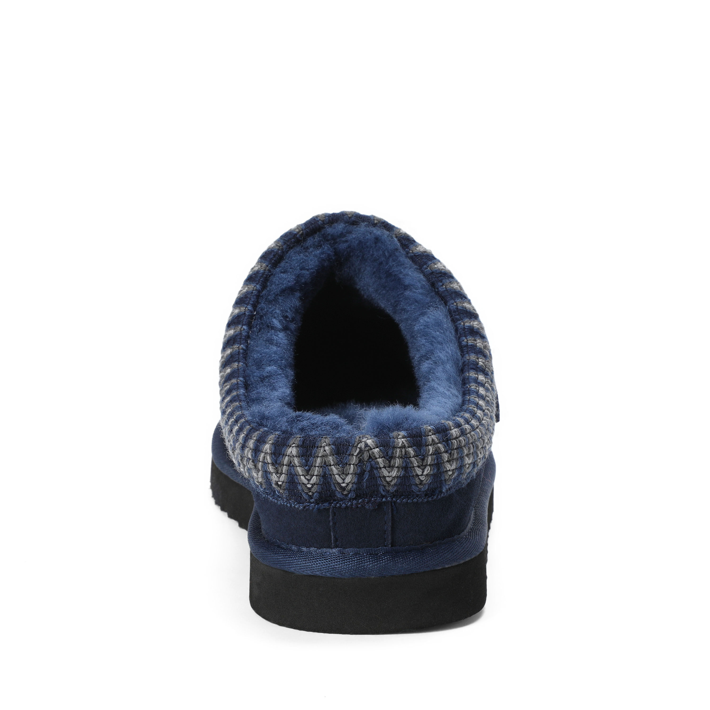 Men's Fireside by Dearfoams Grafton Genuine Shearling Clog With Taping - Water Resistant