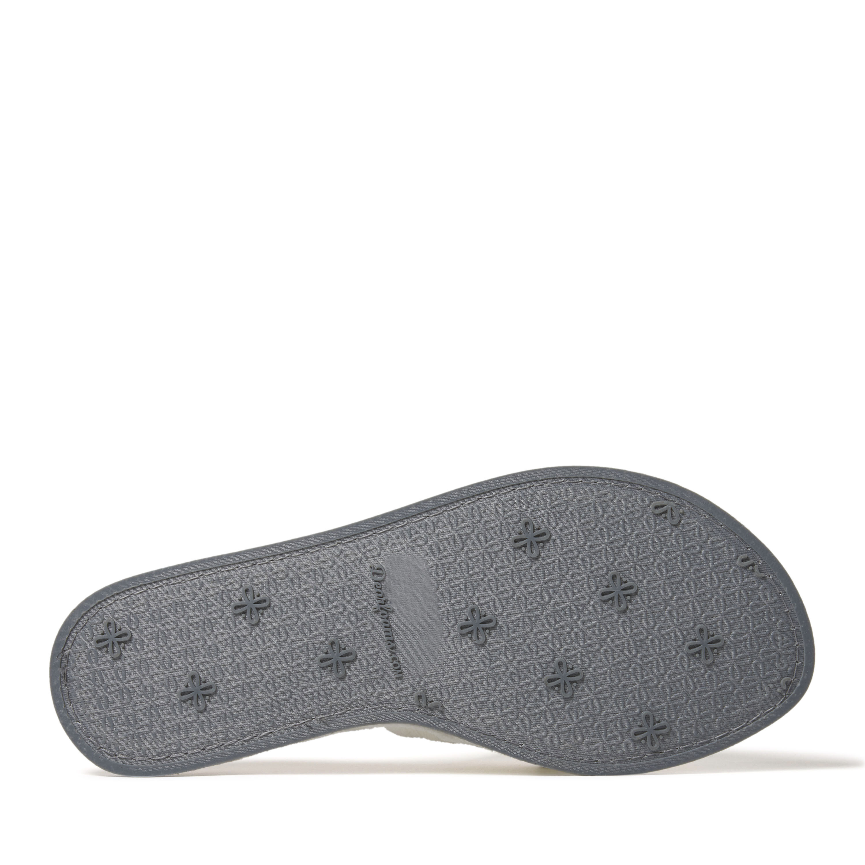 Dearfoams women's beatrice microfiber terry slide with quilted vamp slipper clearance