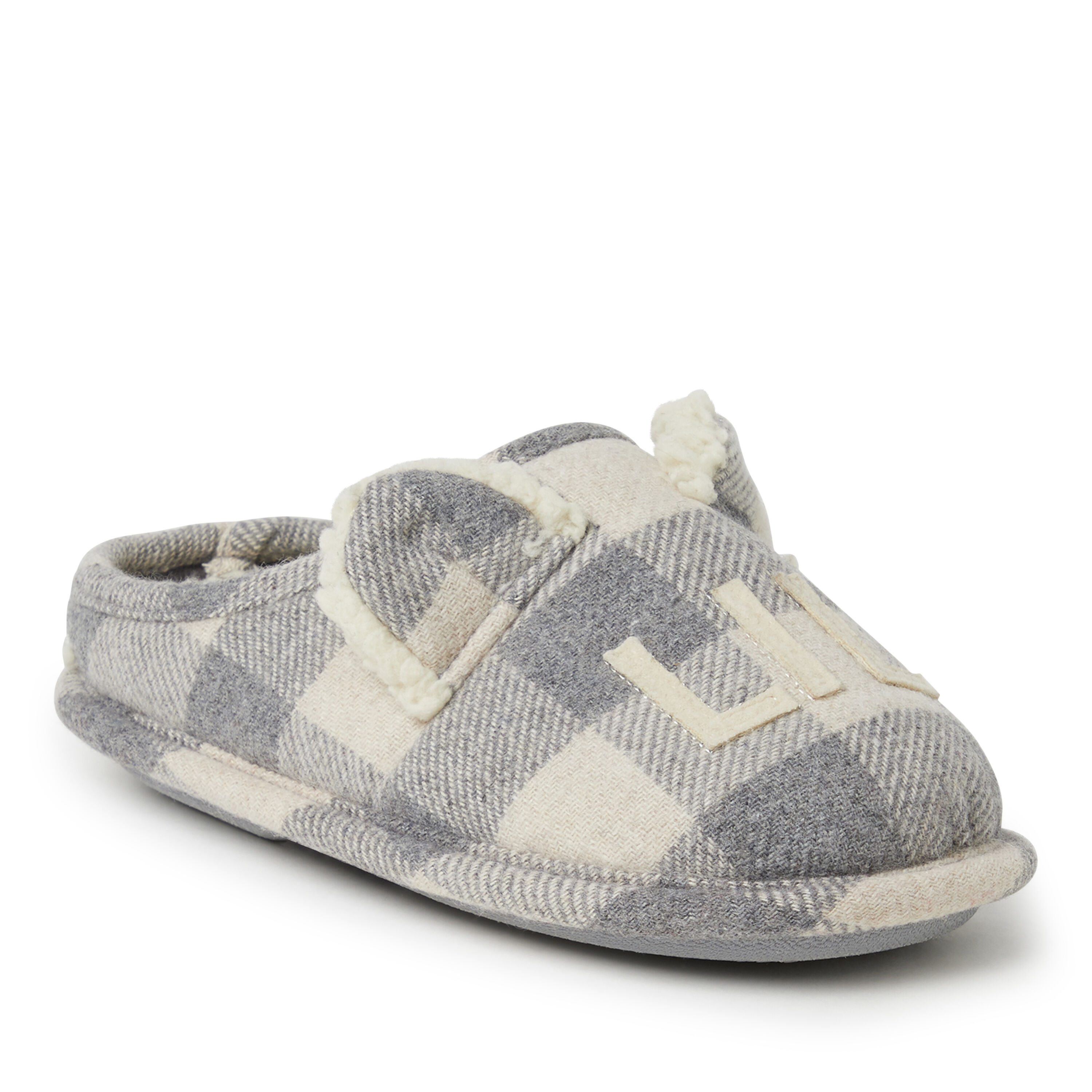 Kids Lil' Bear Buffalo Check Clog Slipper