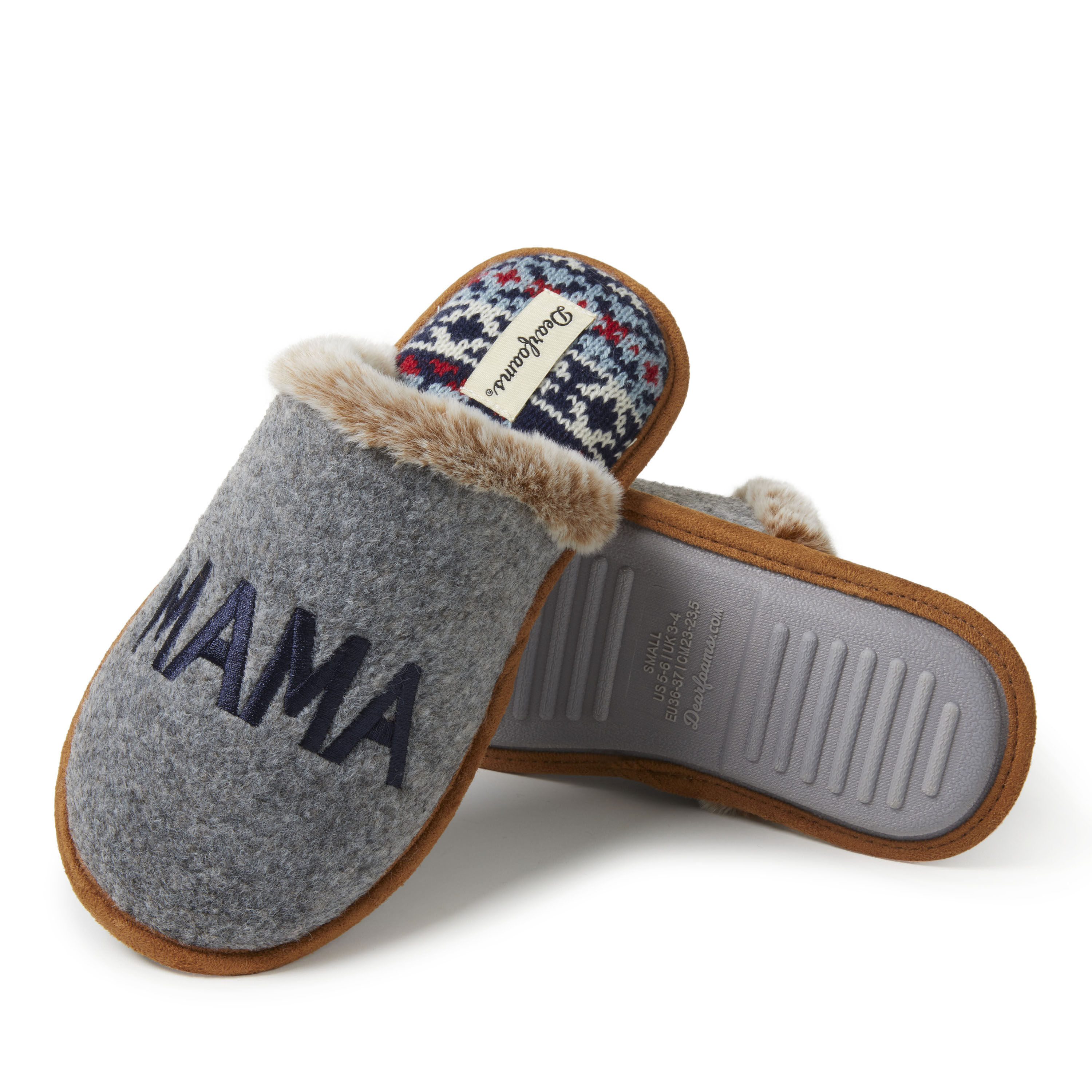 Grey bear slippers shop