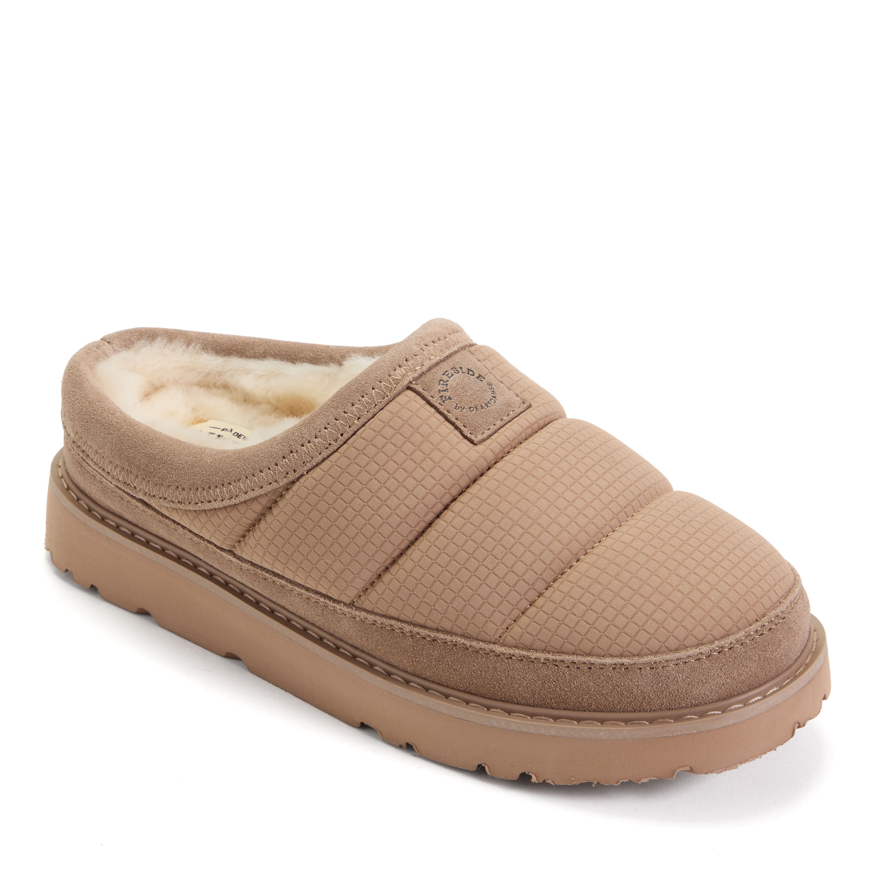Women's Fireside by Dearfoams Greta Sport Nylon Puff Clog - Water Repellent