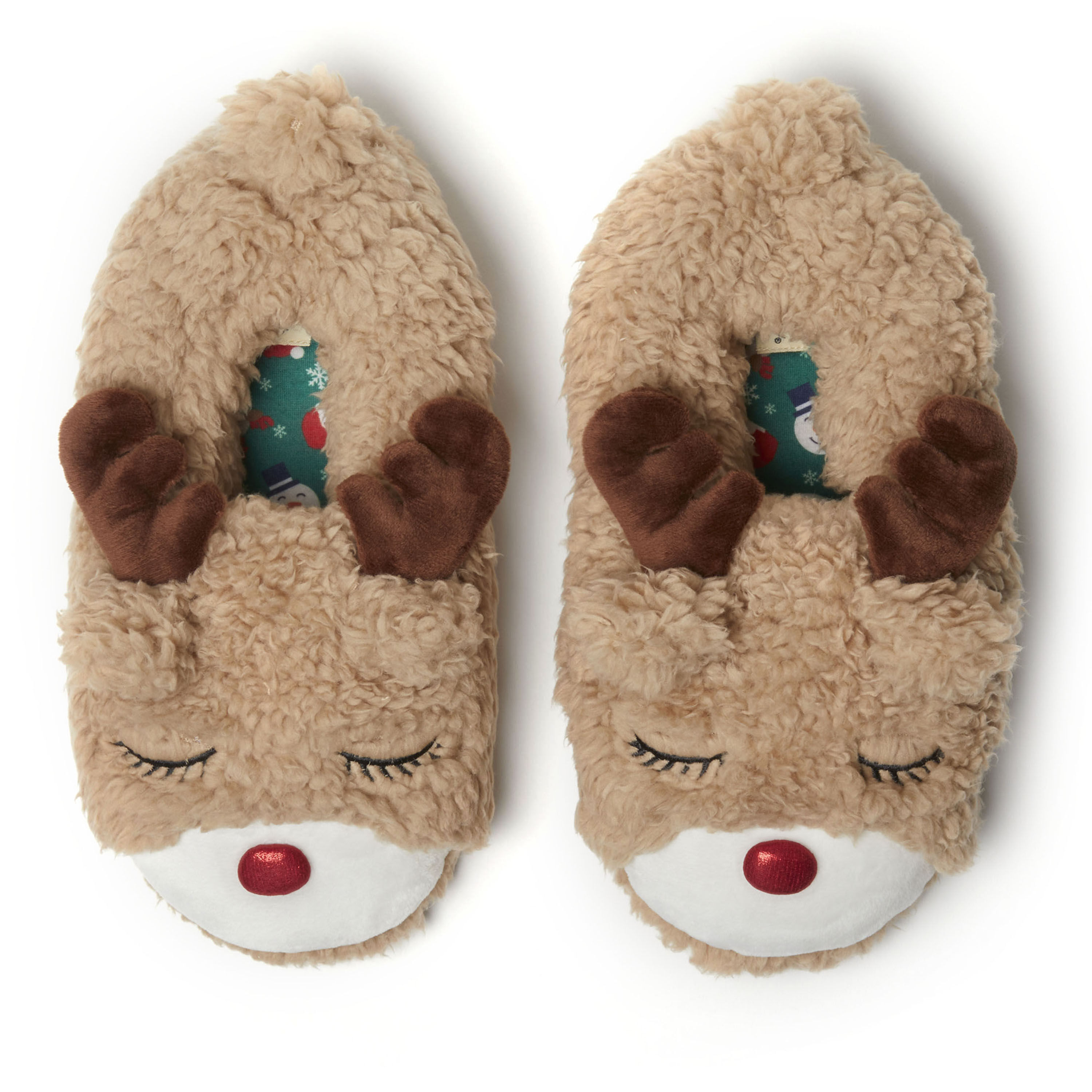 Men's Holiday Pajama & Slippers Set