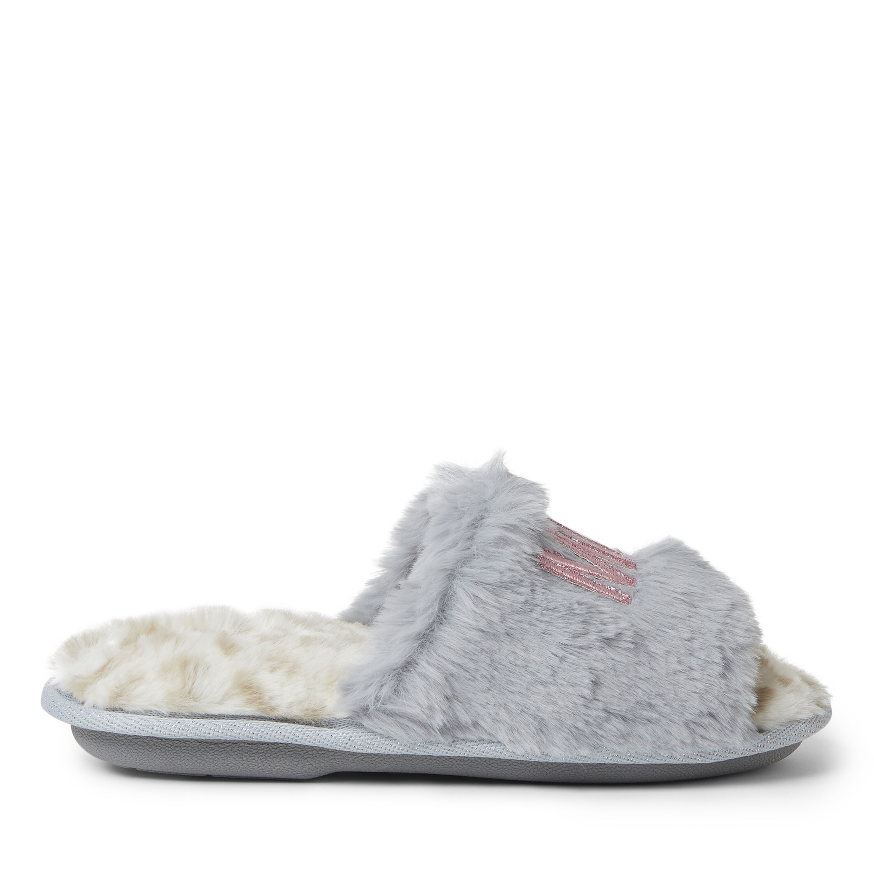 Kids Lana Slide with Slogan Slipper