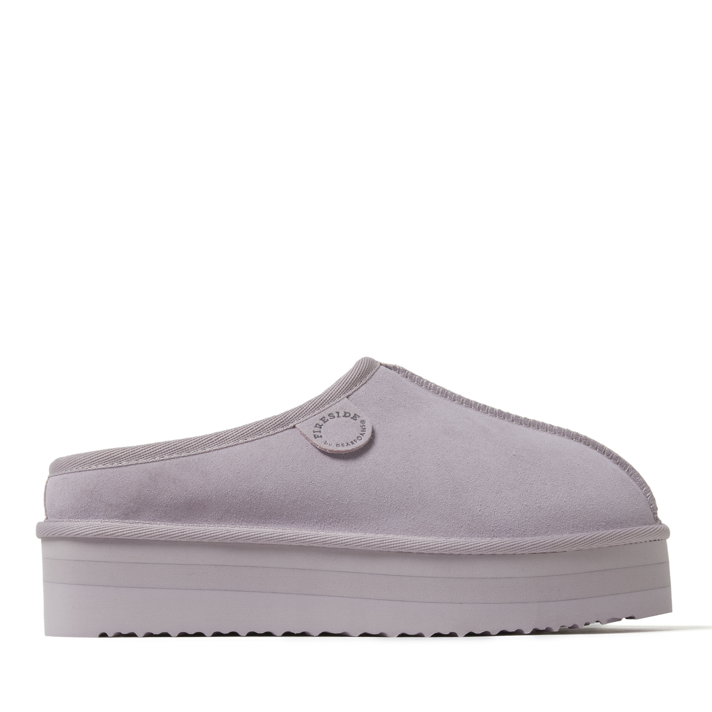 Women's Fireside by Dearfoams Queenstown Platform Genuine Shearling Clog