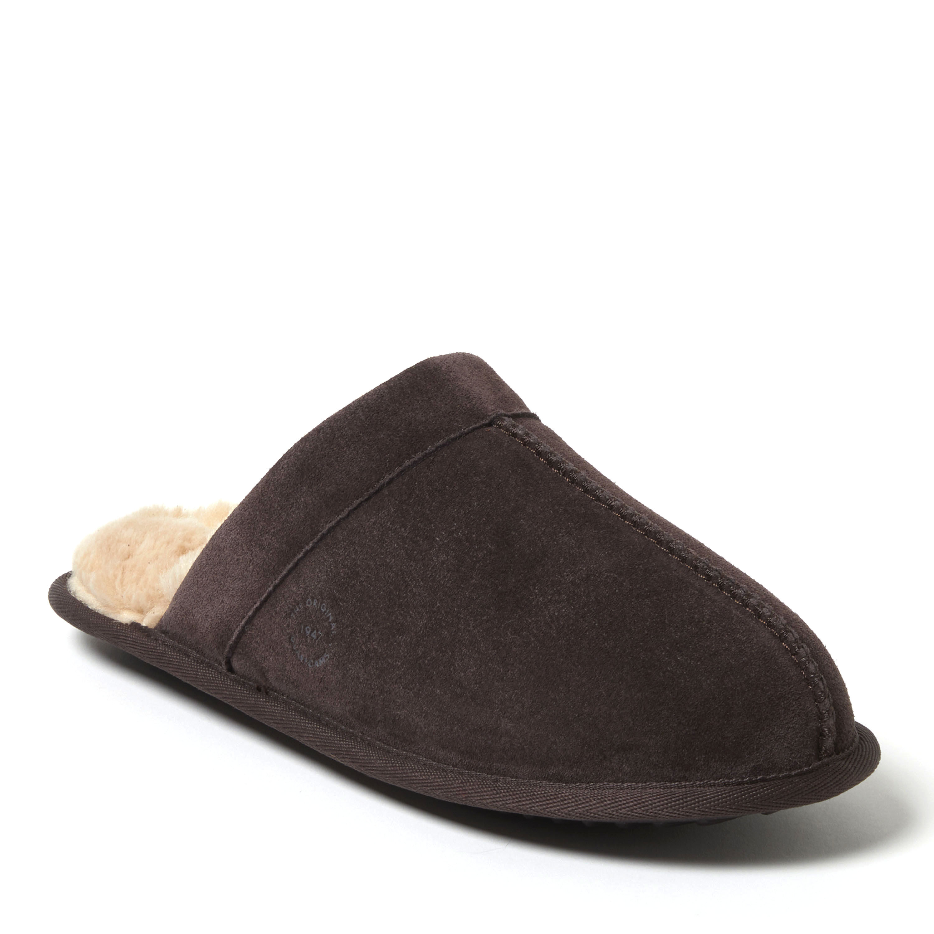 Men's Kirk Genuine Suede Scuff With Prayer Seam